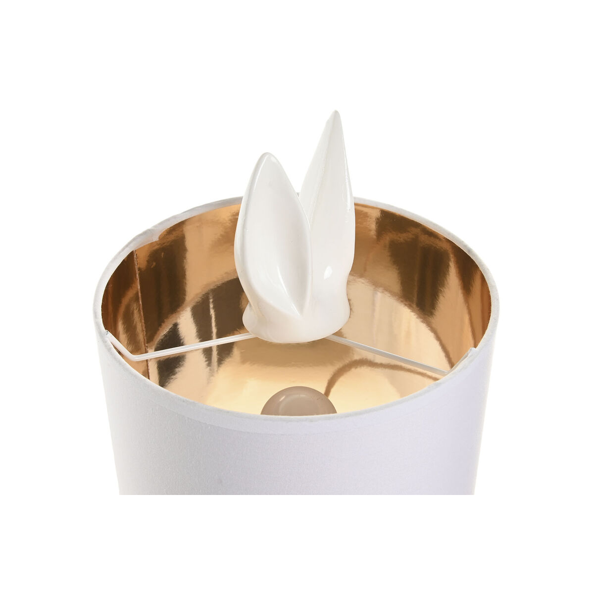 Desk lamp Home ESPRIT White Golden 50 W 220 V