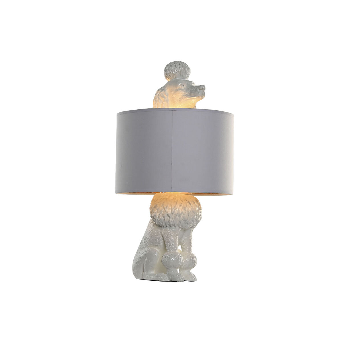 Desk lamp Home ESPRIT White Golden 50 W 220 V