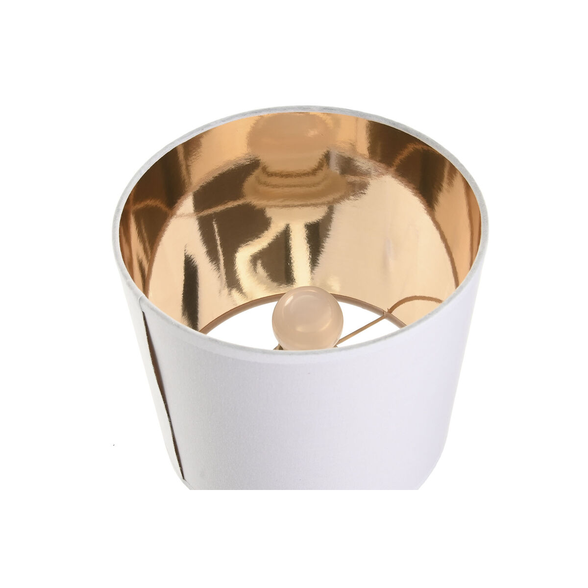 Desk lamp Home ESPRIT White Golden 50 W 220 V
