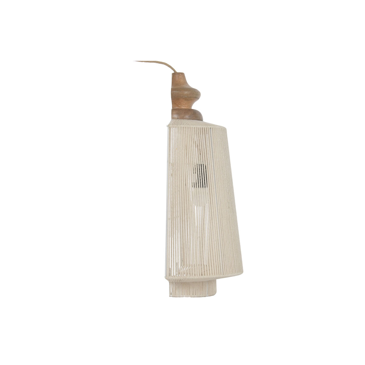 Wall Lamp Home ESPRIT Brown Beige 60 W Natural Urban 220 V 34 X 18 X 55 CM