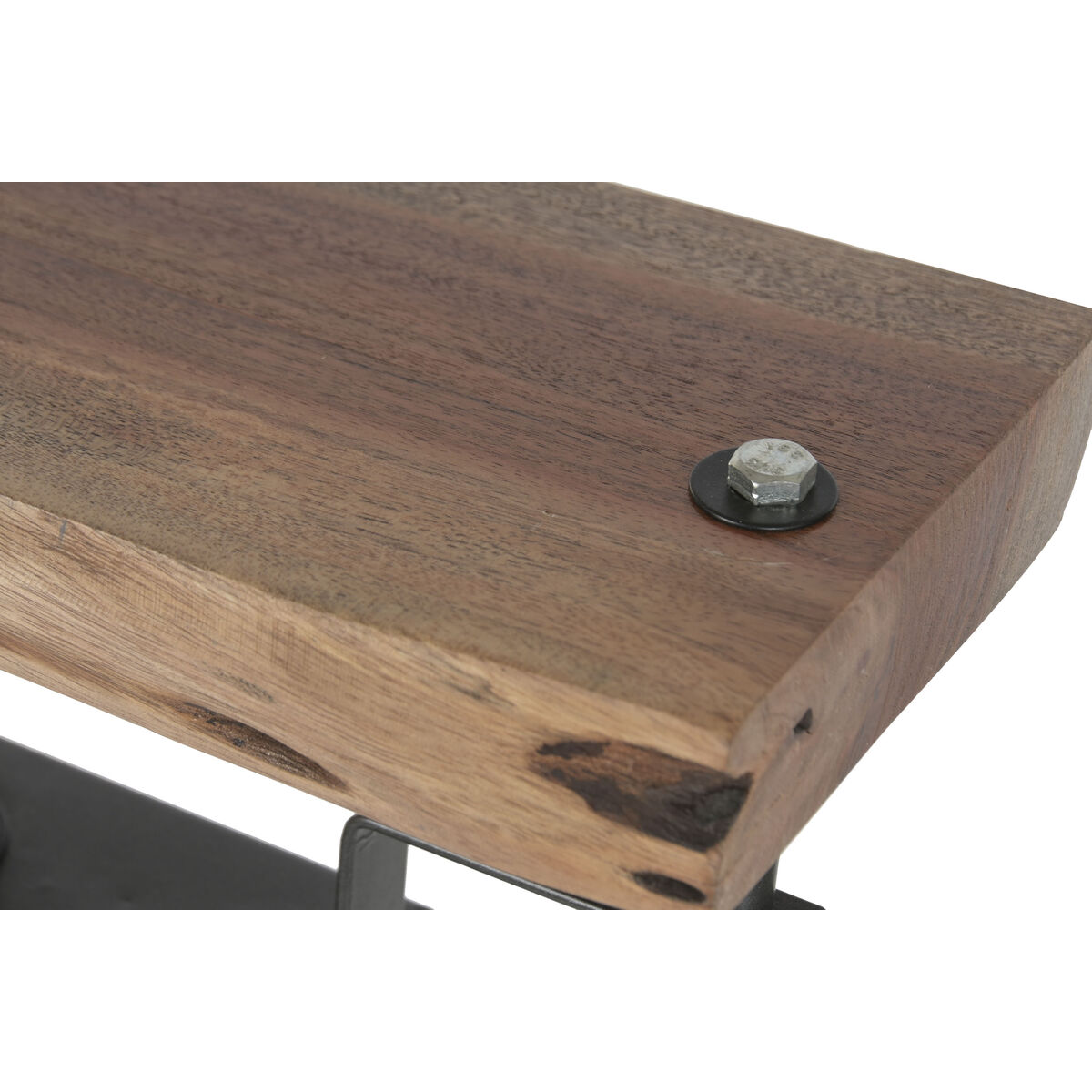 Ceiling Light Home ESPRIT Brown Black Iron Acacia 116 X 16 X 26 CM