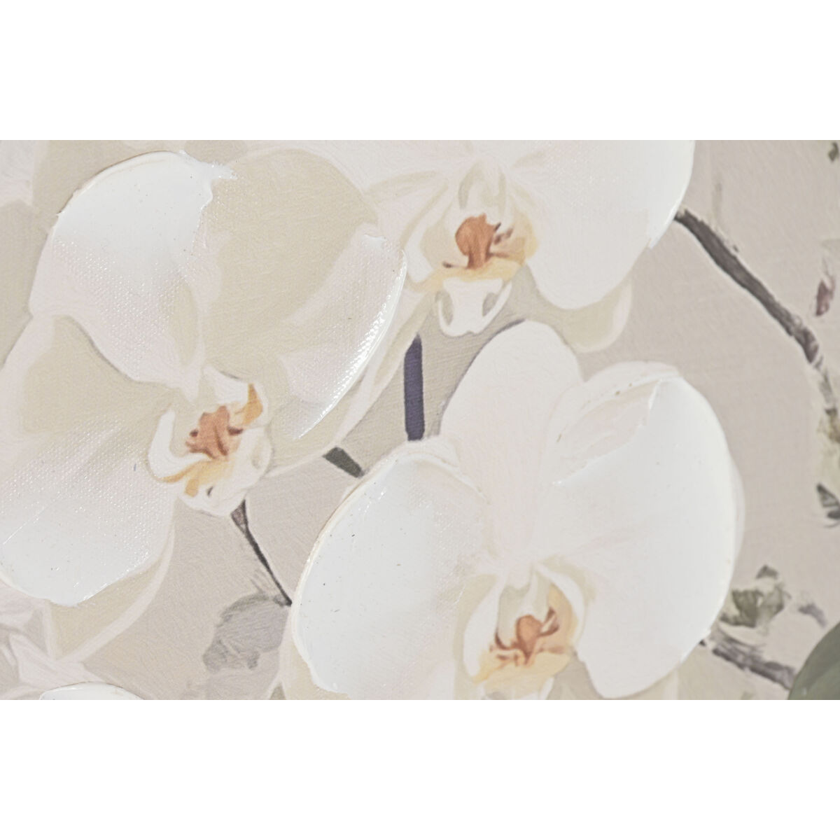 Canvas Home ESPRIT Blue White Oriental Vase 122,5 X 4,5 X 82,5 CM (2 Units)