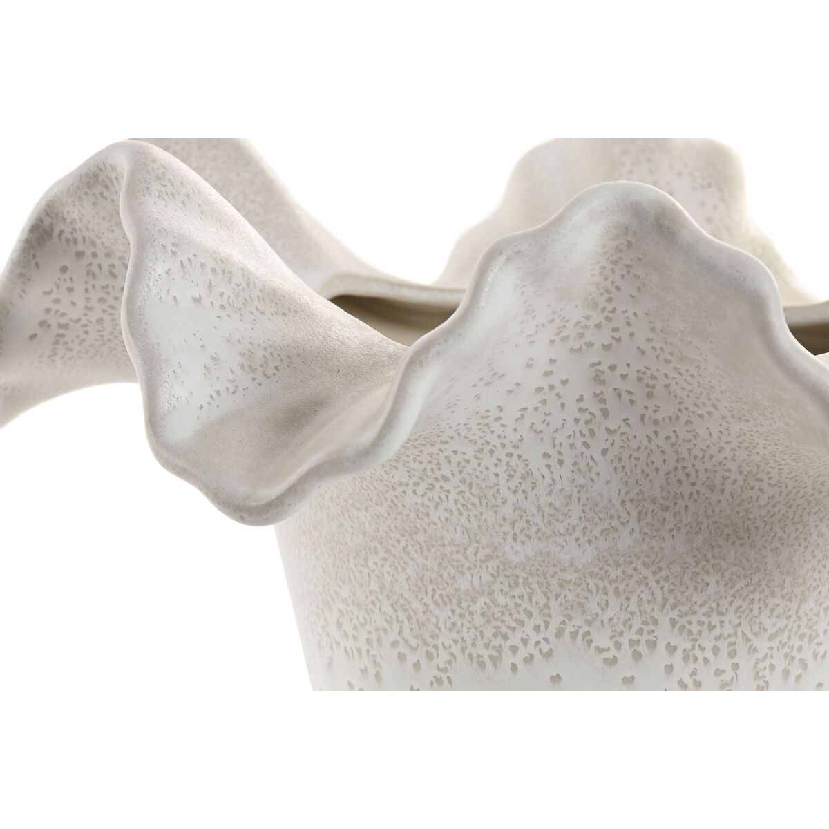 Vase Home ESPRIT White Ceramic 30 x 30 x 18 cm