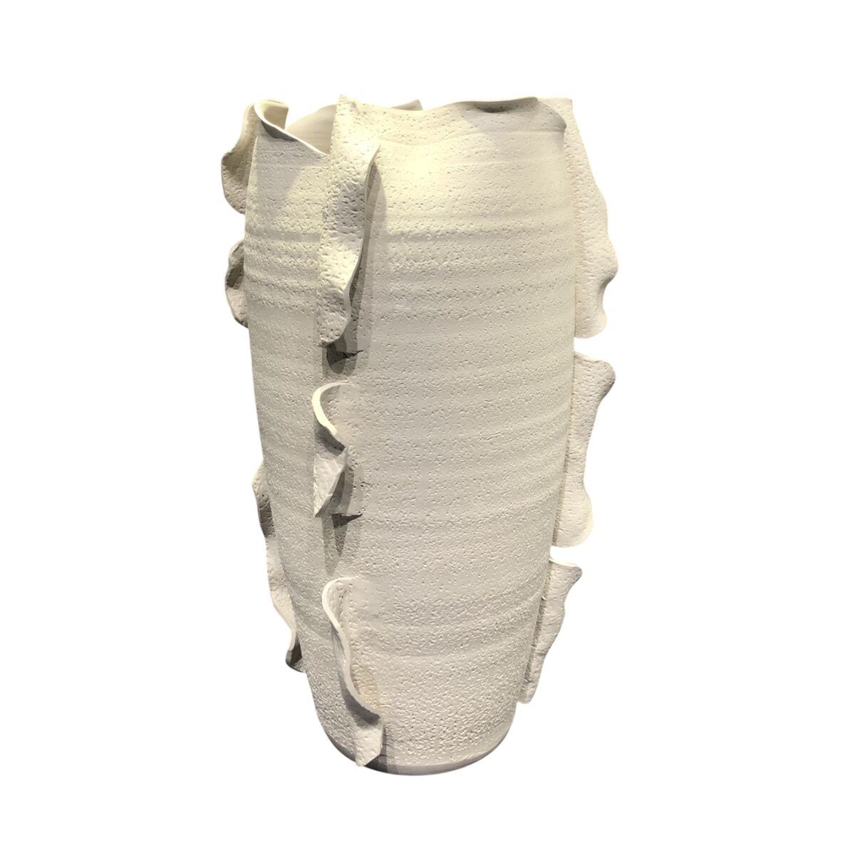 Vase Home ESPRIT White Ceramic Traditional style Modern 27 x 27 x 47 cm