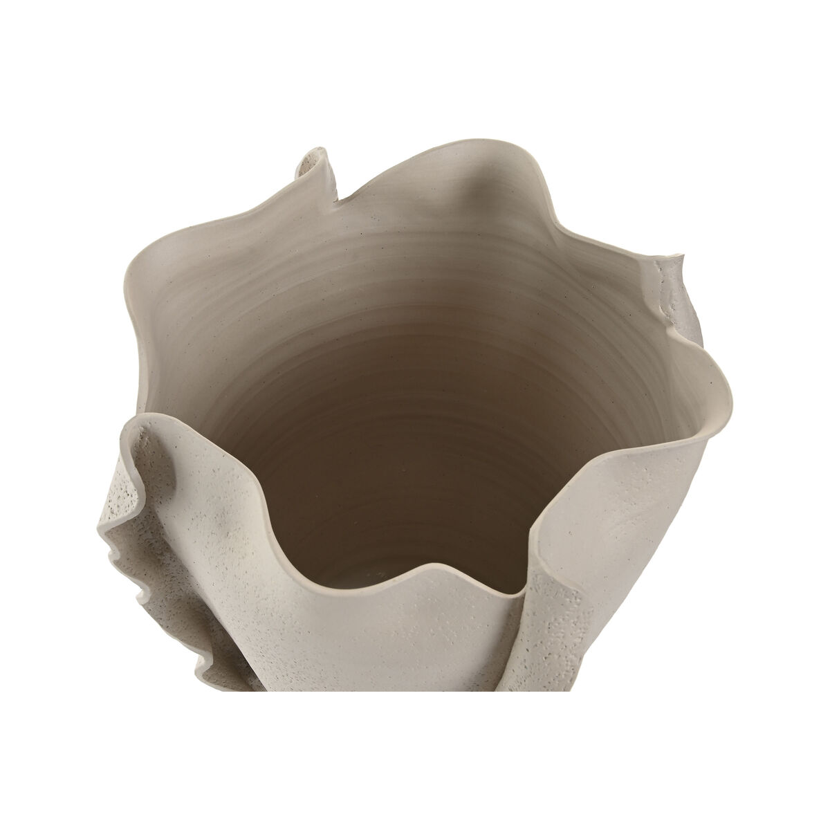 Vase Home ESPRIT White Ceramic Traditional style Modern 33 x 33 x 32 cm