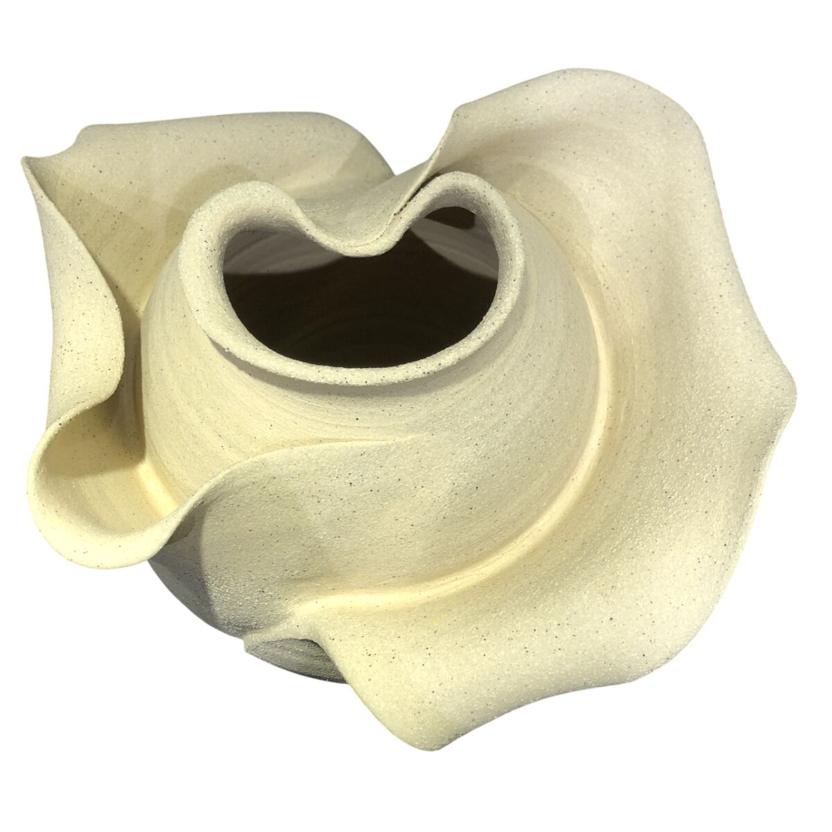Vase Home ESPRIT White Ceramic Traditional style Modern 24 x 24 x 37 cm