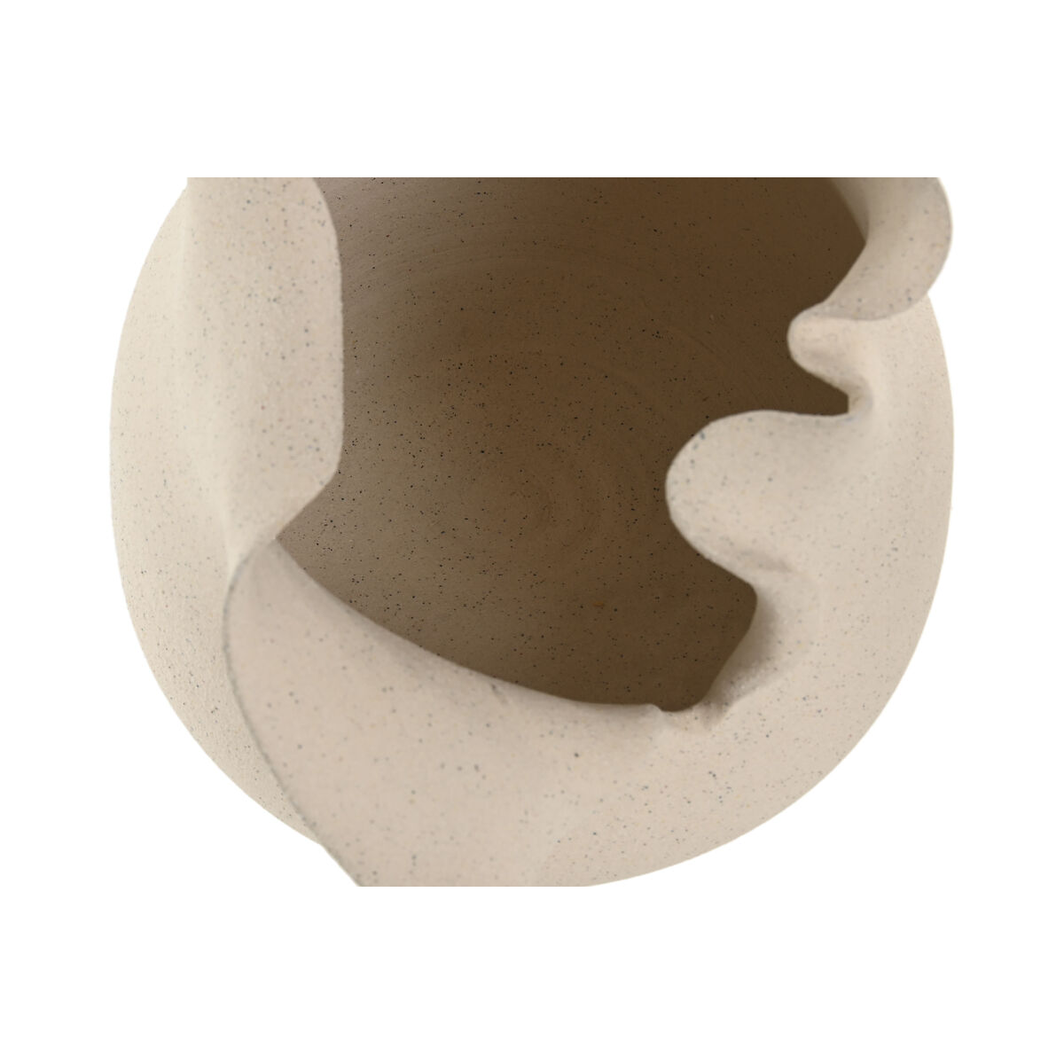 Vase Home ESPRIT White Ceramic Traditional style Modern 27 X 22 X 22 CM