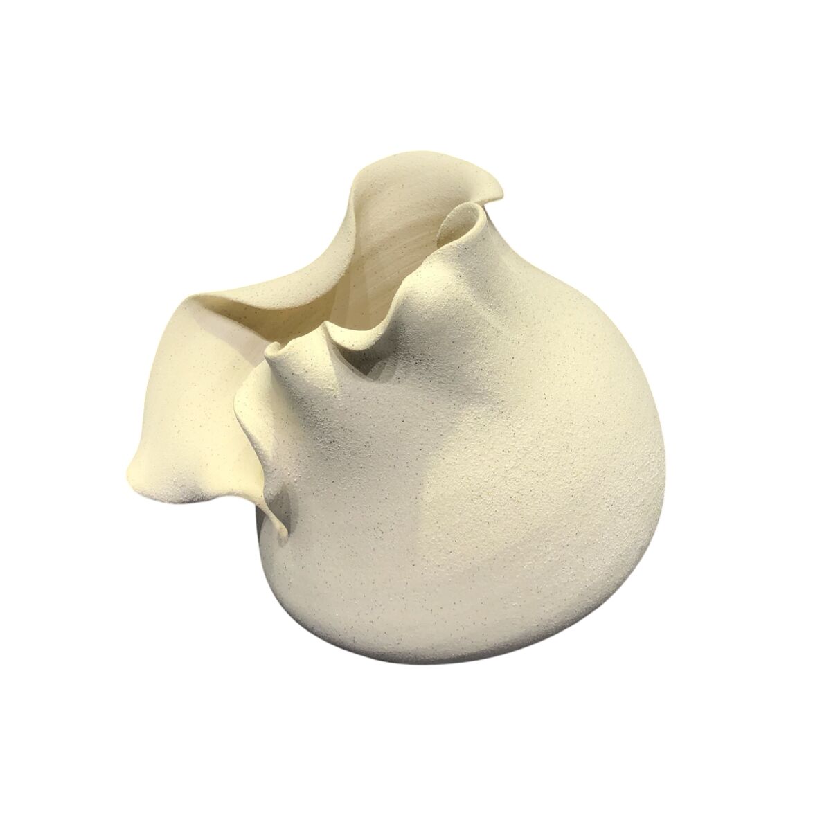 Vase Home ESPRIT White Ceramic Traditional style Modern 27 X 22 X 22 CM