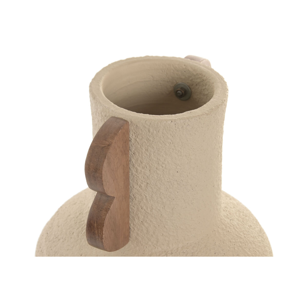 Vase Home ESPRIT Brown Beige Terracotta Mango wood