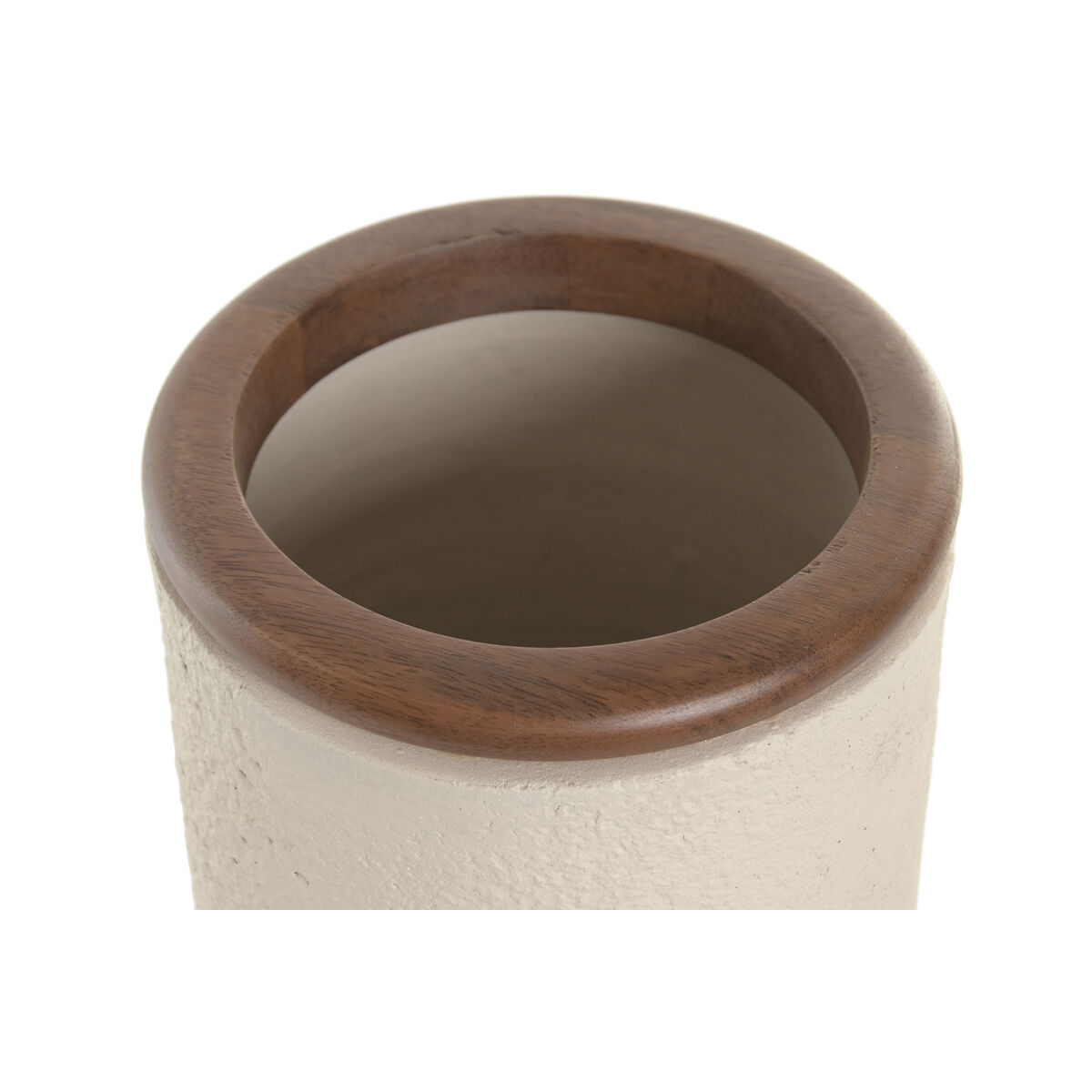 Vase Home ESPRIT Brown Beige Terracotta Mango wood 16 x 16 x 40 cm