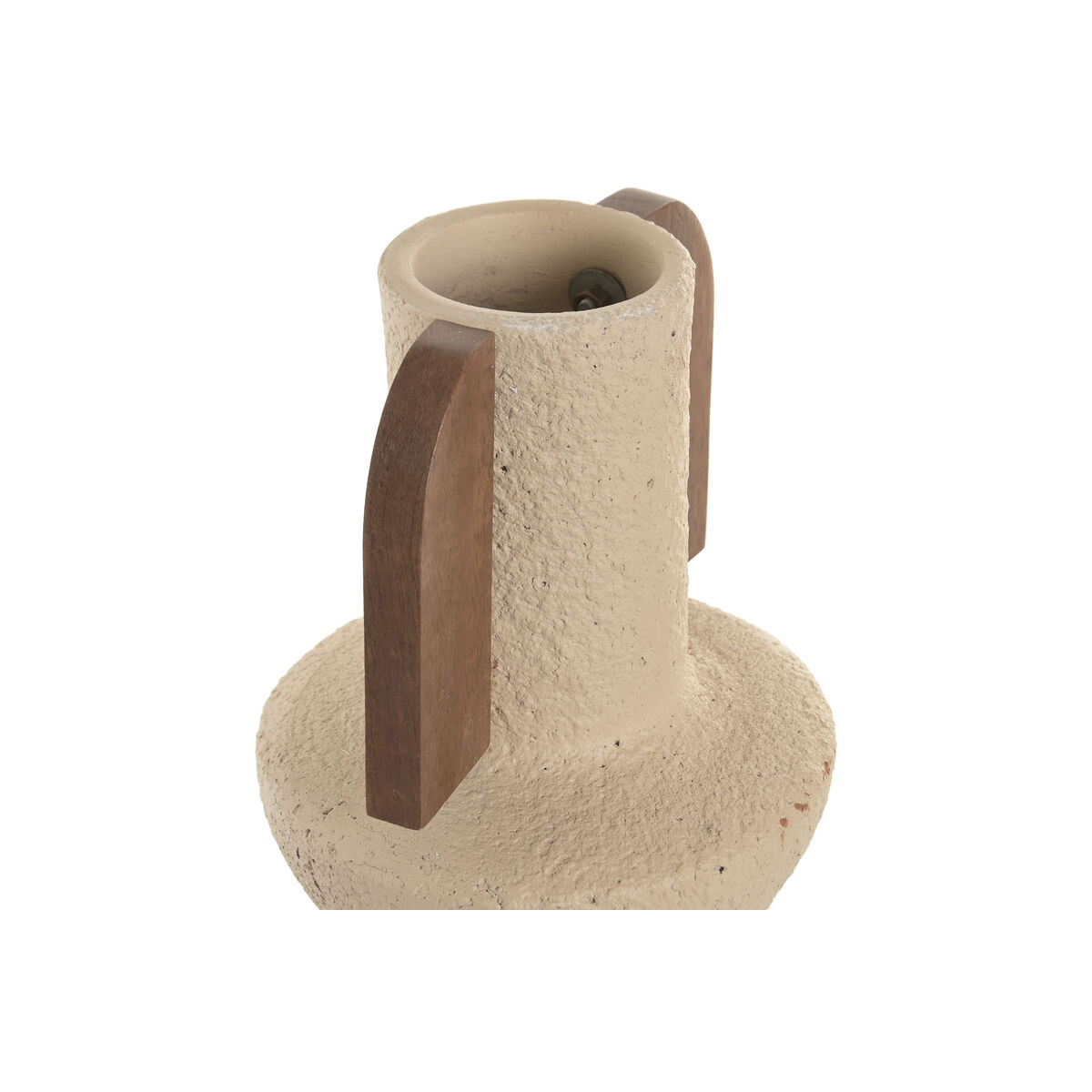 Vase Home ESPRIT Brown Beige Terracotta Mango wood