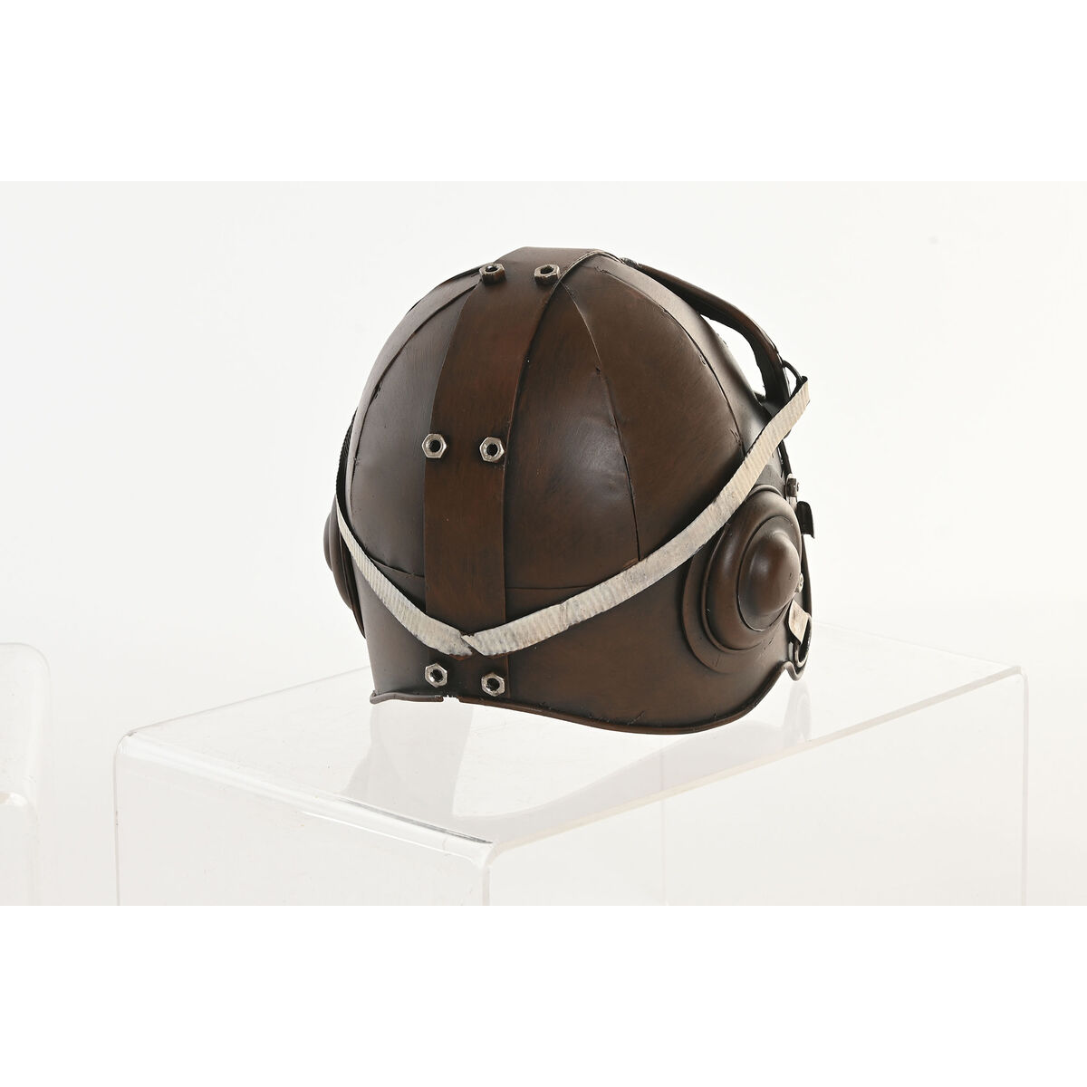 Decorative Figure Home ESPRIT Brown Aircraft Pilot Vintage 14 x 16,5 x 14,5 cm