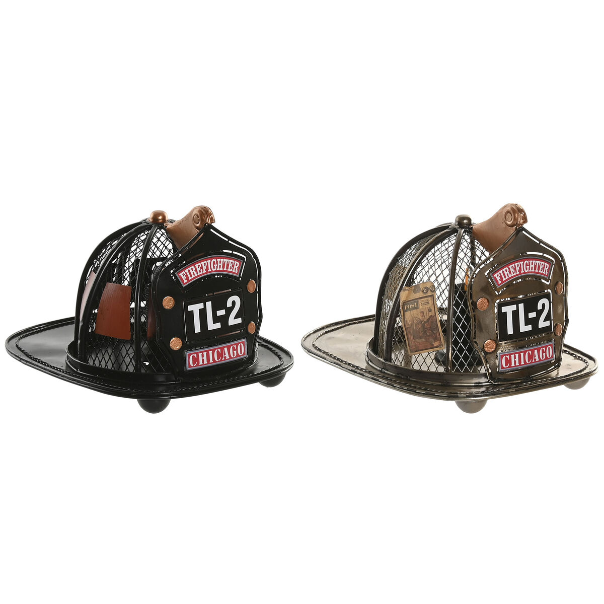 Desk lamp Home ESPRIT Black Golden 220 V (2 Units)