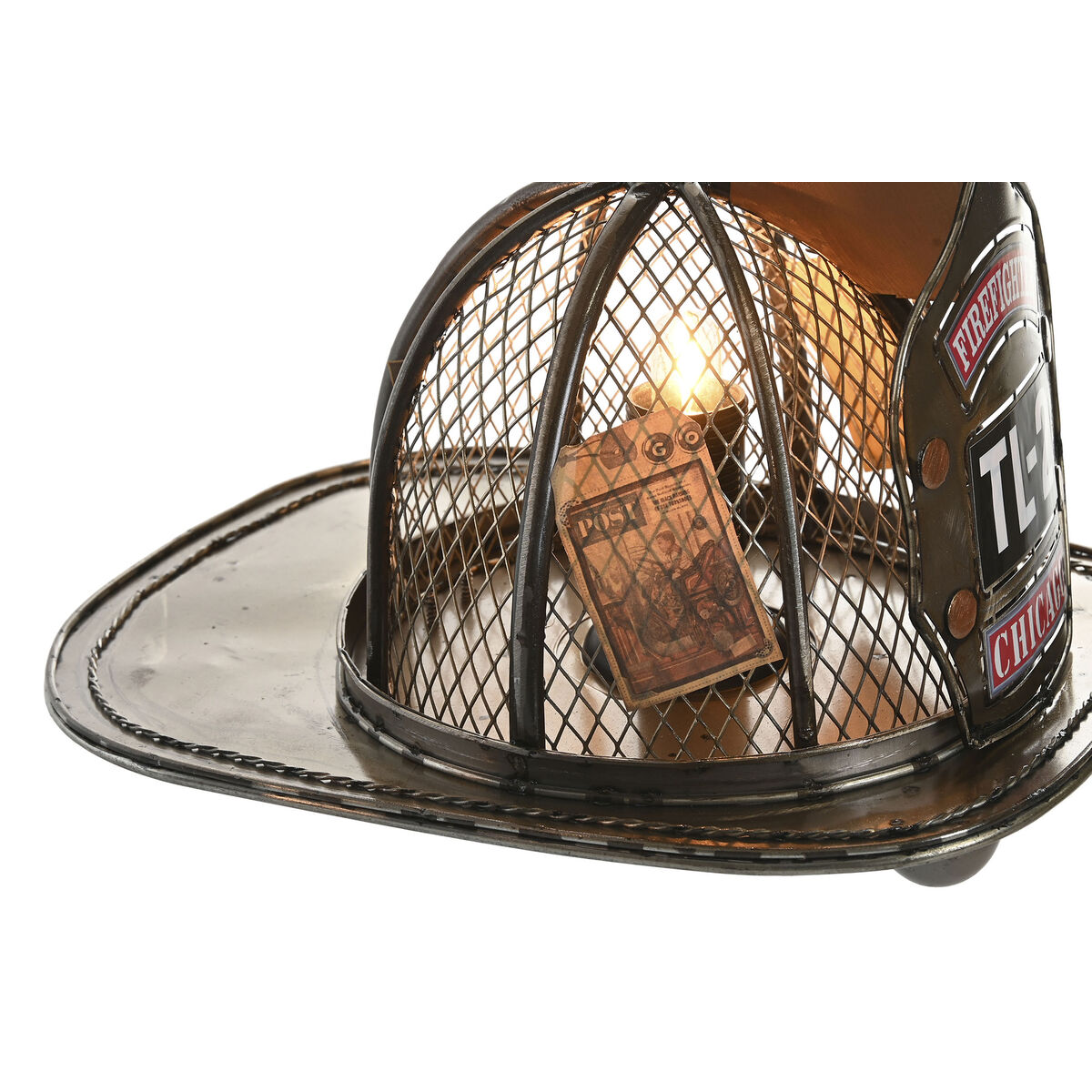 Desk lamp Home ESPRIT Black Golden 220 V (2 Units)