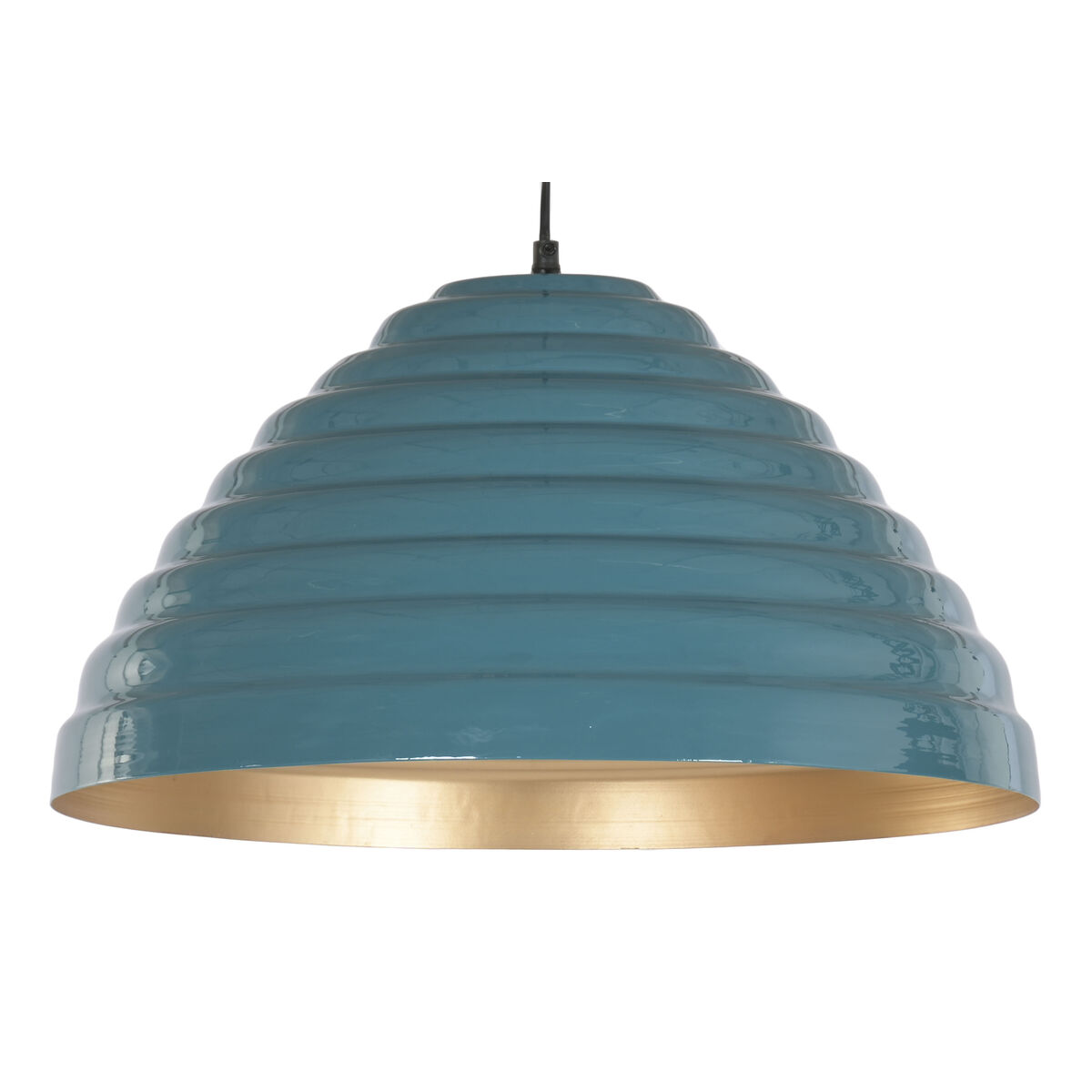 Ceiling Light Home ESPRIT Blue Metal Iron 50 W 50 x 50 x 28 cm