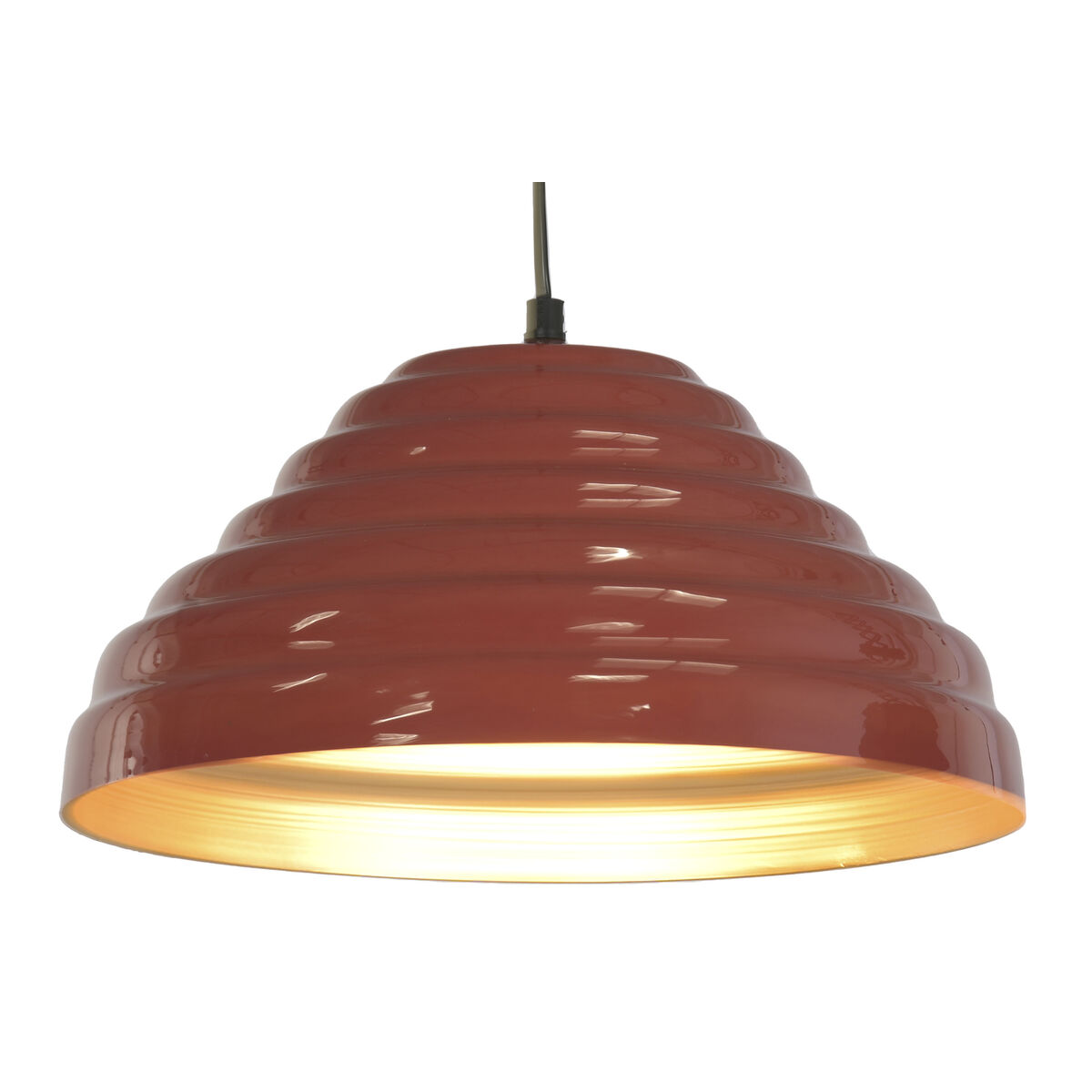 Ceiling Light Home ESPRIT Red Metal Iron 50 W 35 x 35 x 17 cm
