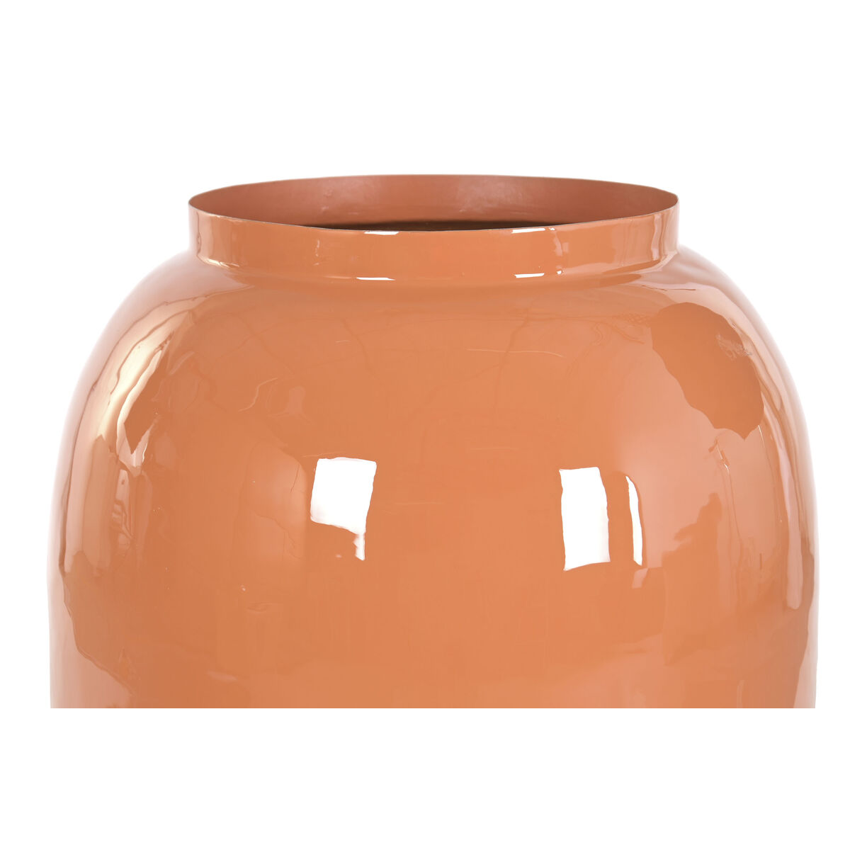 Vase Home ESPRIT Terracotta Iron Urban Lacquered 40 x 40 x 70 cm
