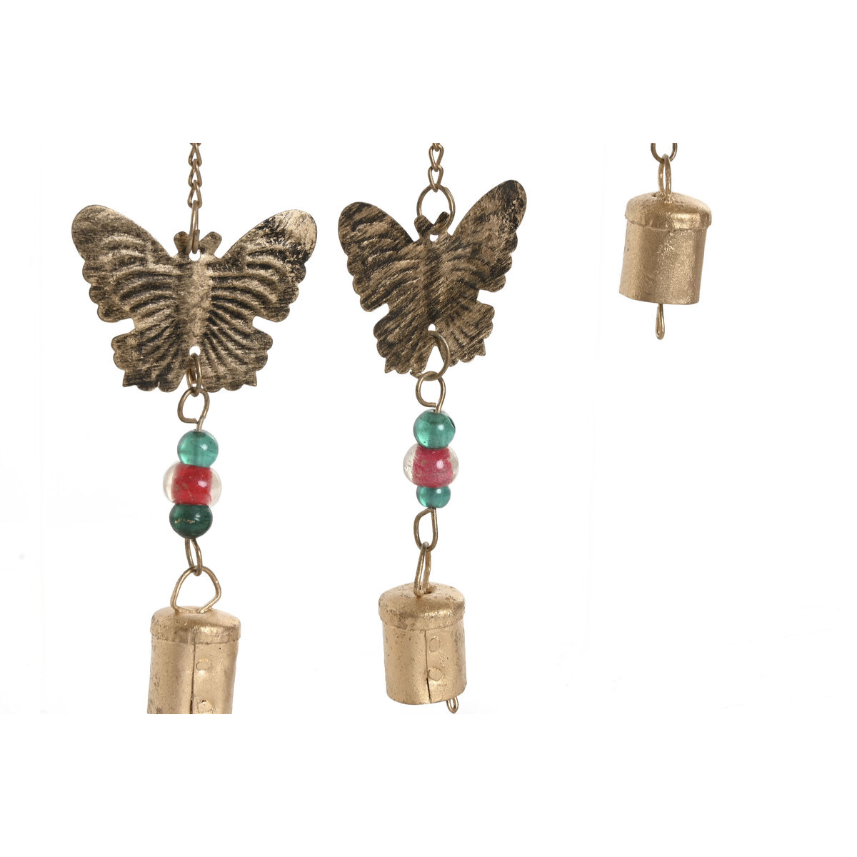 Decorative Figure Home ESPRIT Golden Butterflies Shabby Chic 37 X 2 X 88 CM