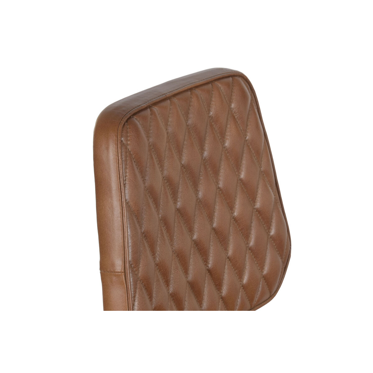 Stool Home ESPRIT Leather Iron