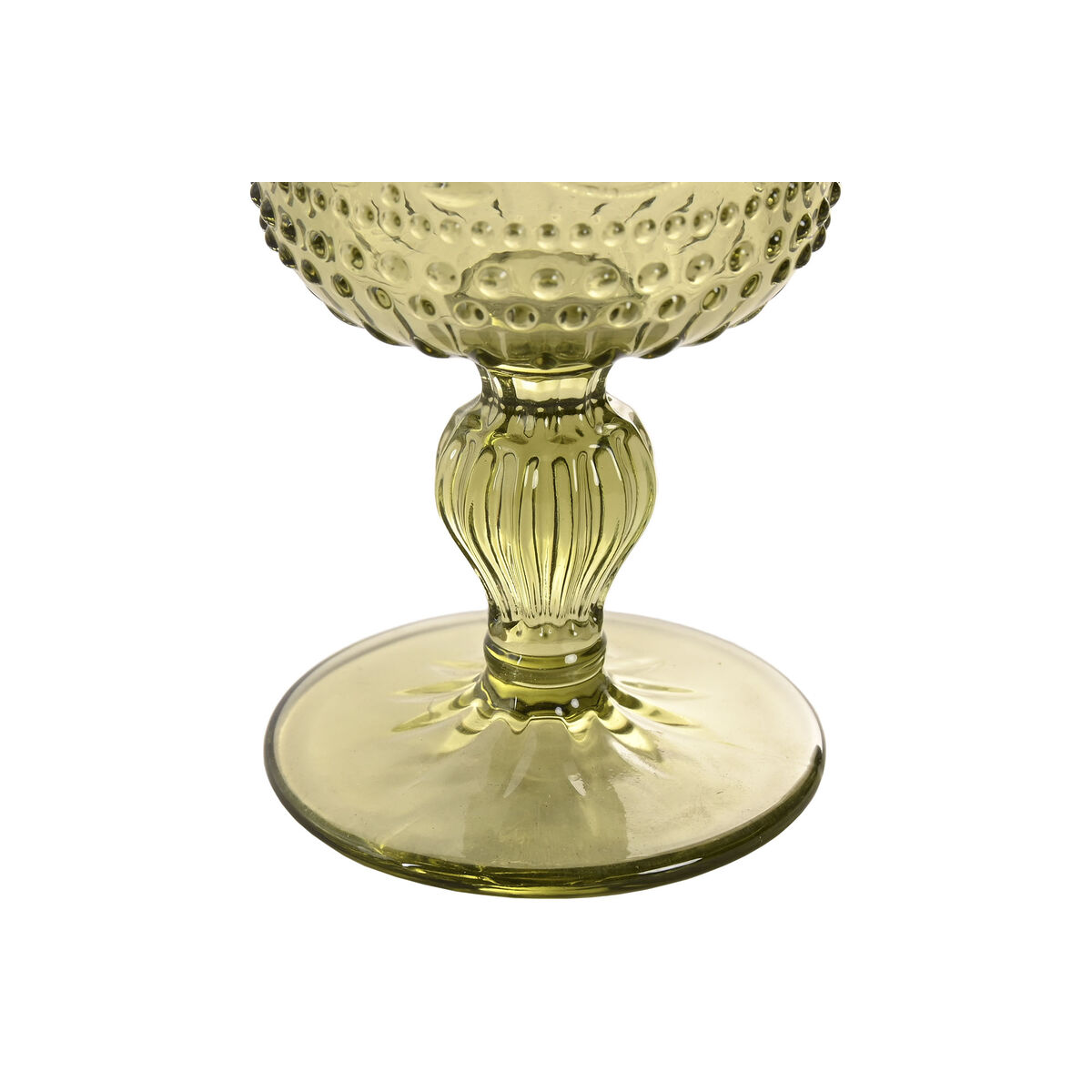 Set of cups Home ESPRIT Green Crystal 265 ml (6 Units)