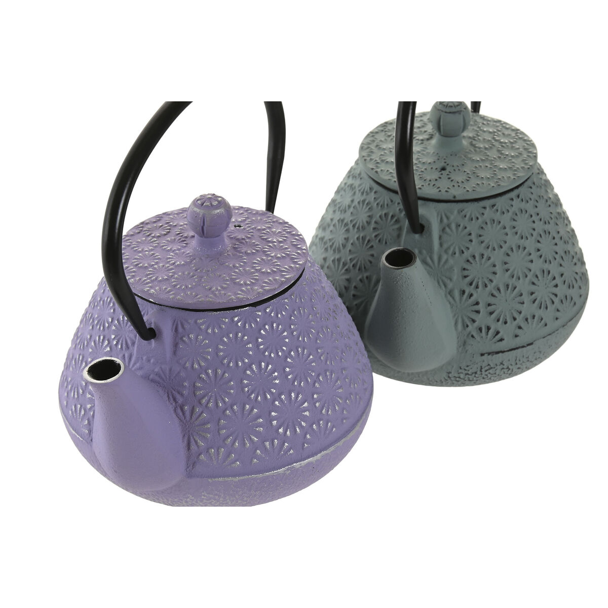 Teapot Home ESPRIT Green Stainless steel Iron 600 ml (2 Units)