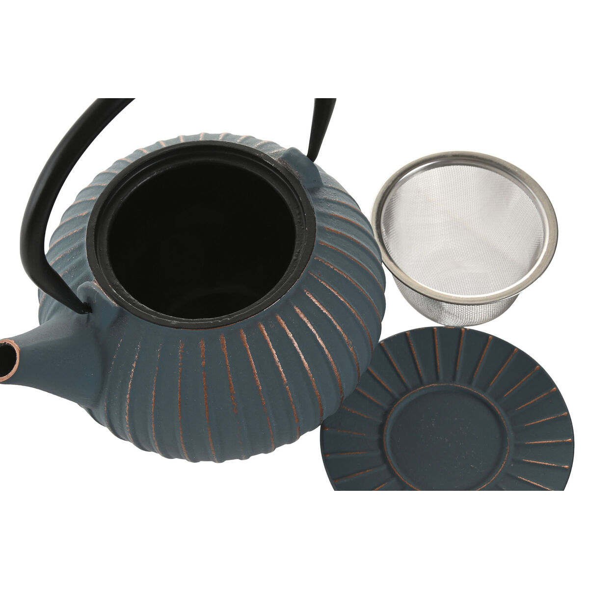 Teapot Home ESPRIT Turquoise Stainless steel Iron 850 ml