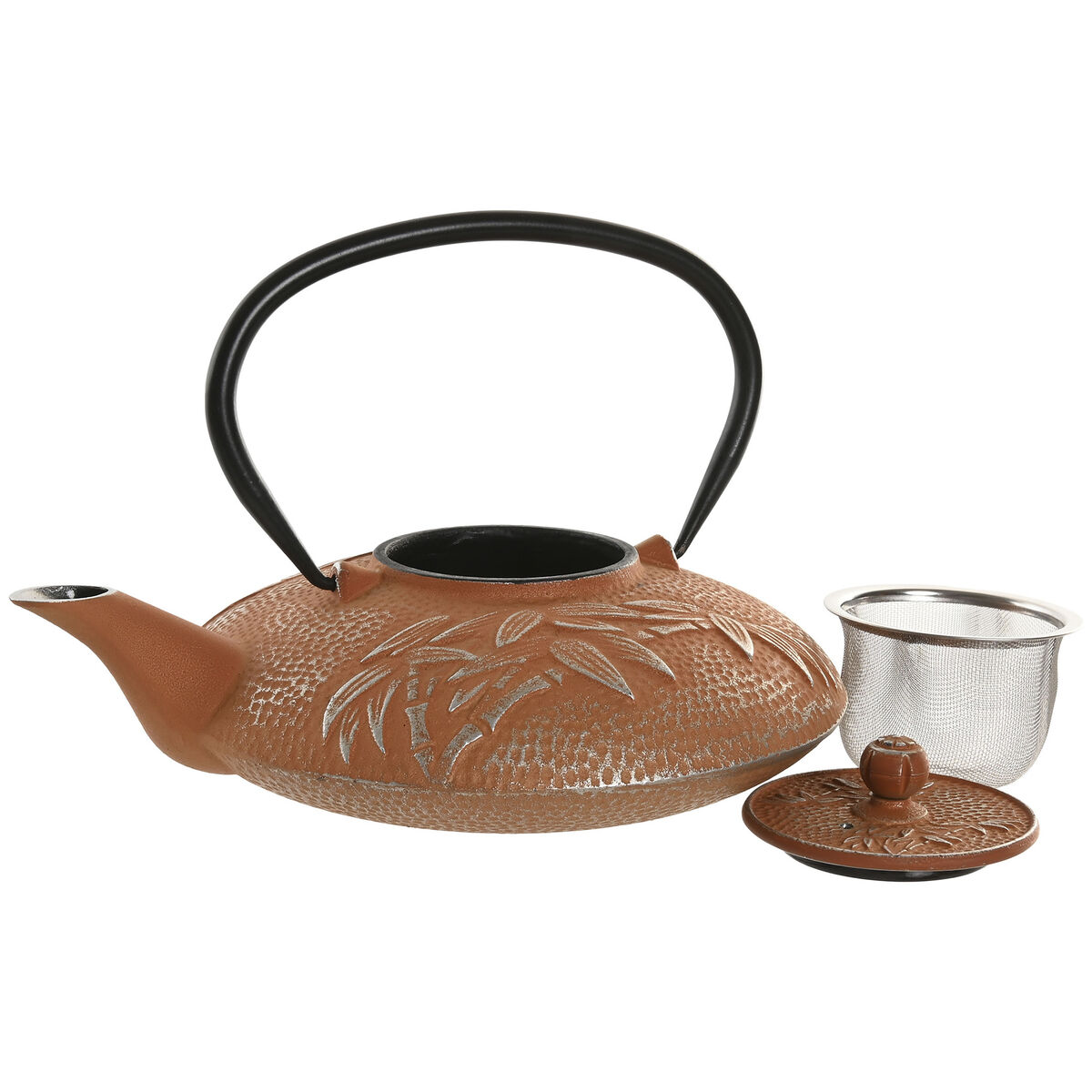 Teapot Home ESPRIT Orange Stainless steel Iron 800 ml