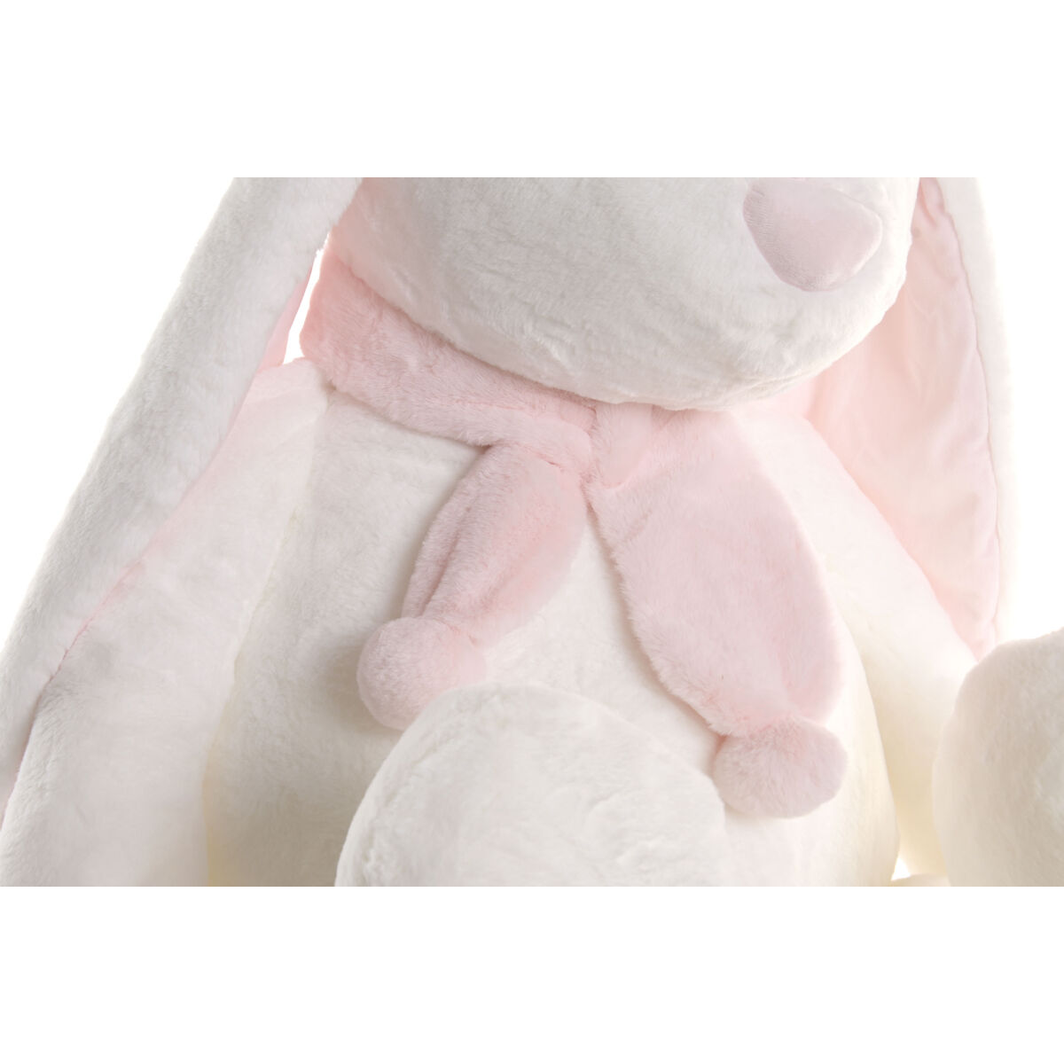 Fluffy toy Home ESPRIT Cream Polyester Children’s Rabbit (2 Units)