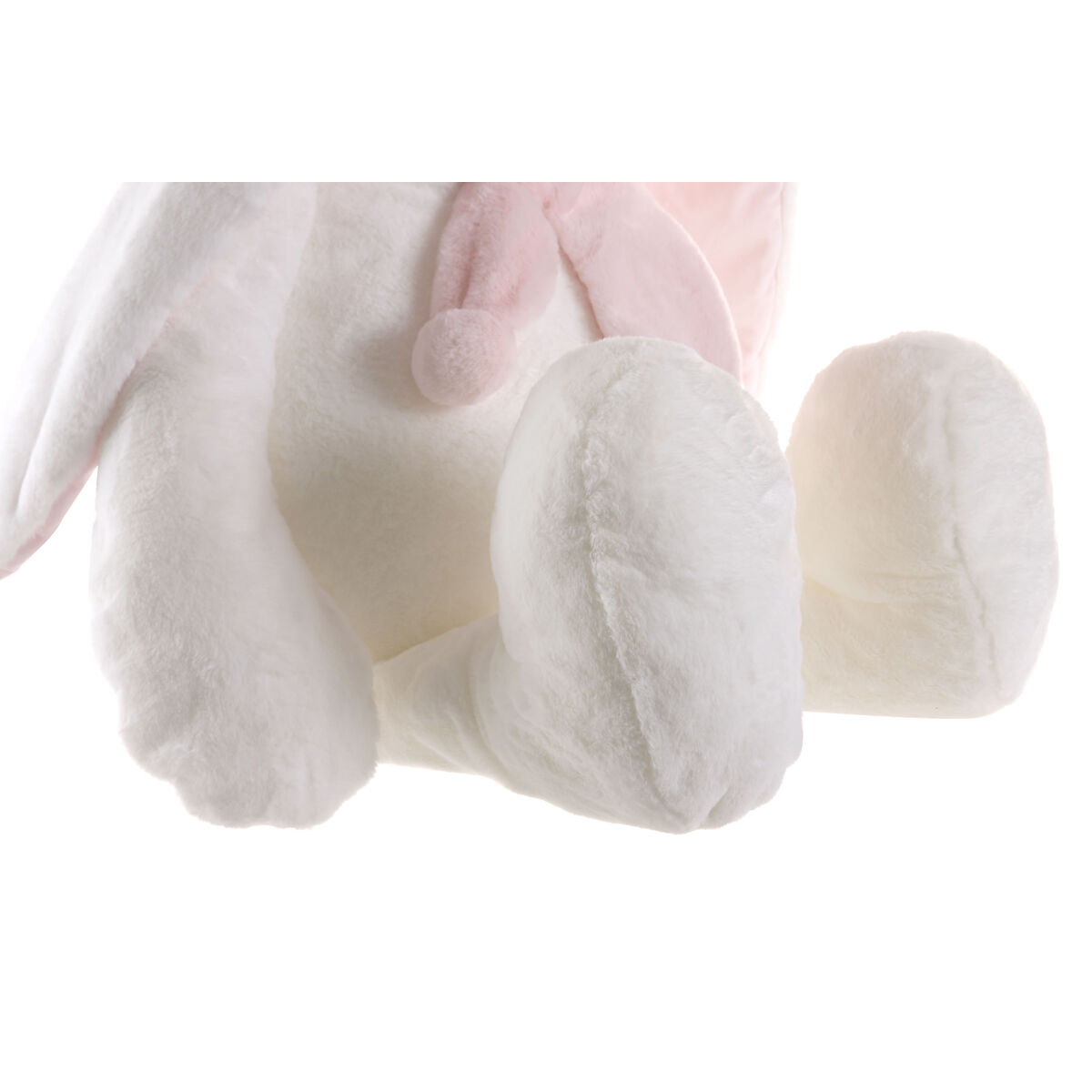 Fluffy toy Home ESPRIT Cream Polyester Children’s Rabbit (2 Units)