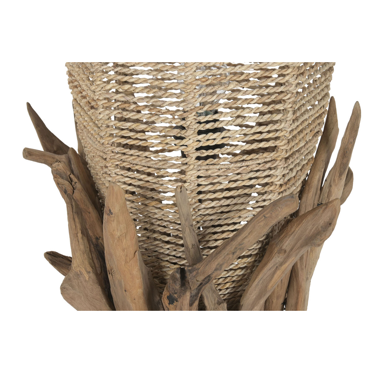 Floor Lamp Home ESPRIT Beige Natural 220 V 37 X 37 X 119 CM