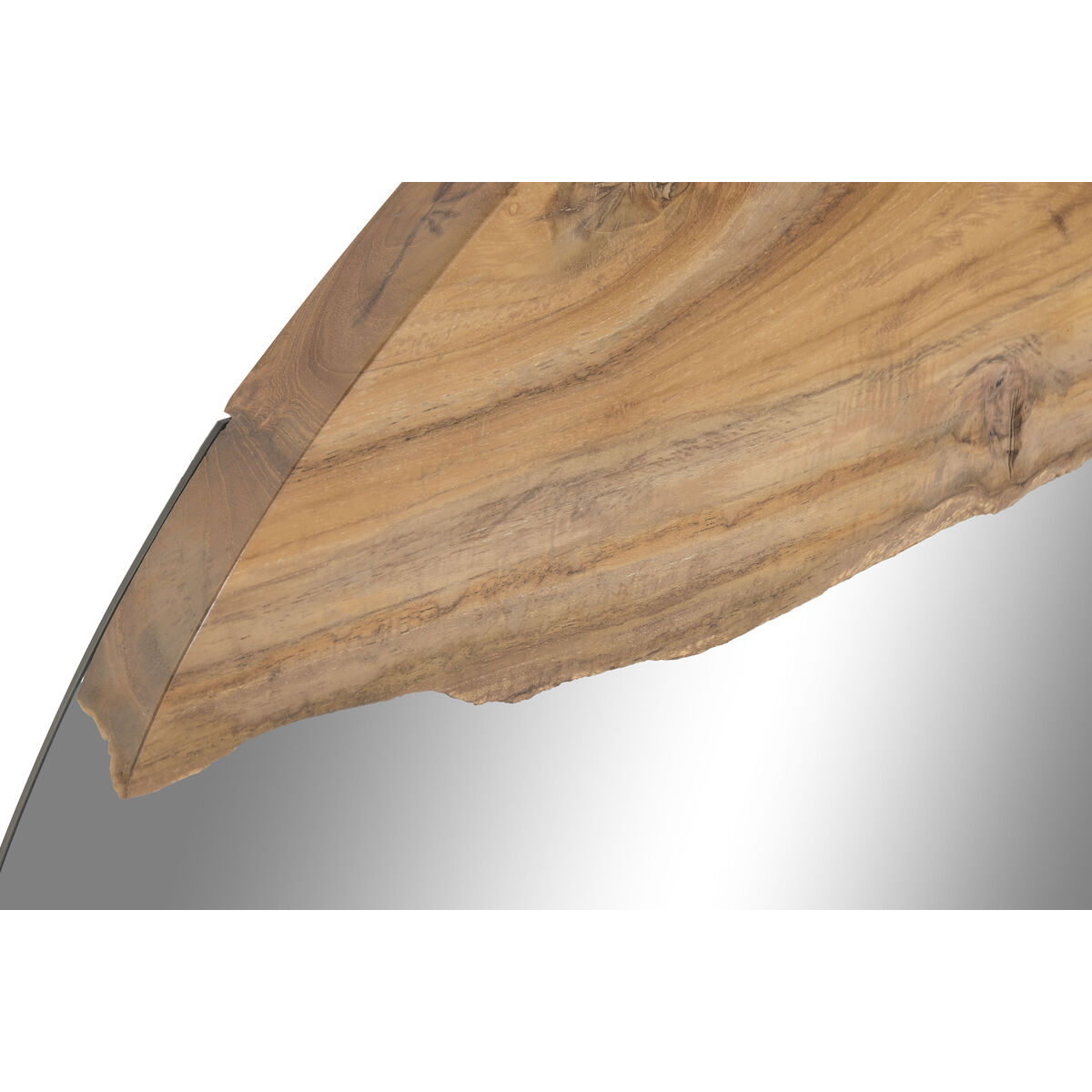 Wall mirror Home ESPRIT Brown Bali 100 x 5 x 100 cm