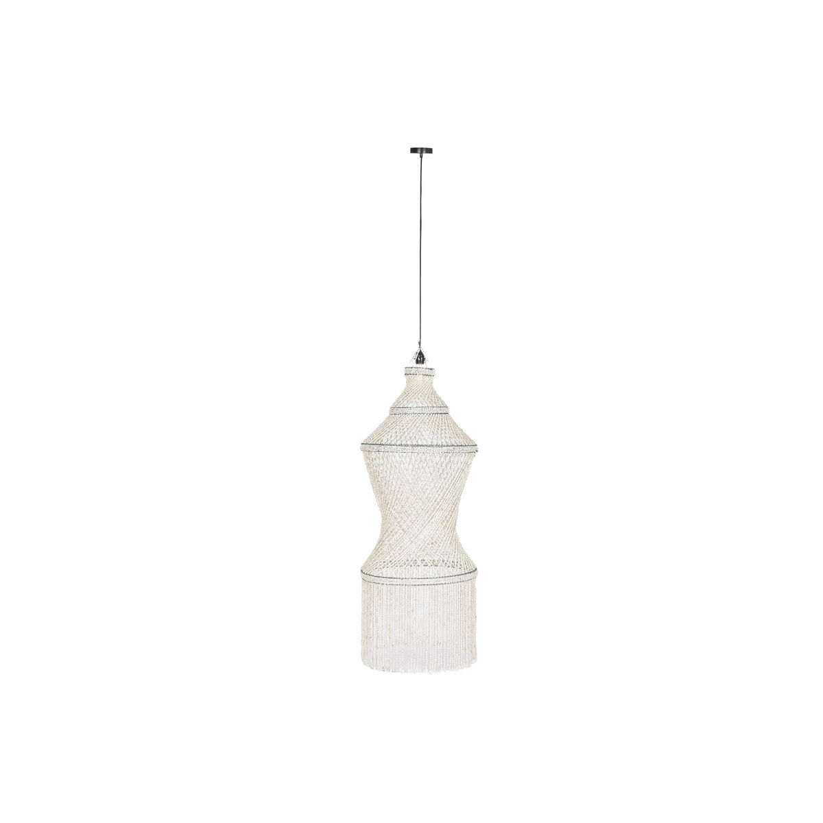 Ceiling Light Home ESPRIT White Shells 50 W 52 X 52 X 140 CM