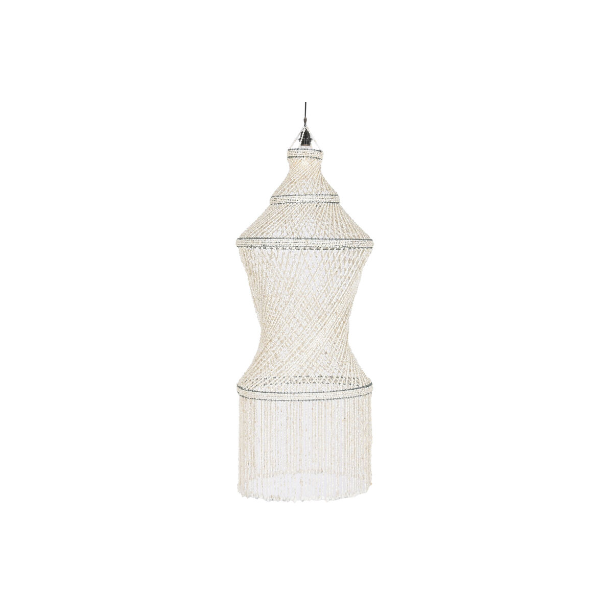 Ceiling Light Home ESPRIT White Shells 50 W 52 X 52 X 140 CM