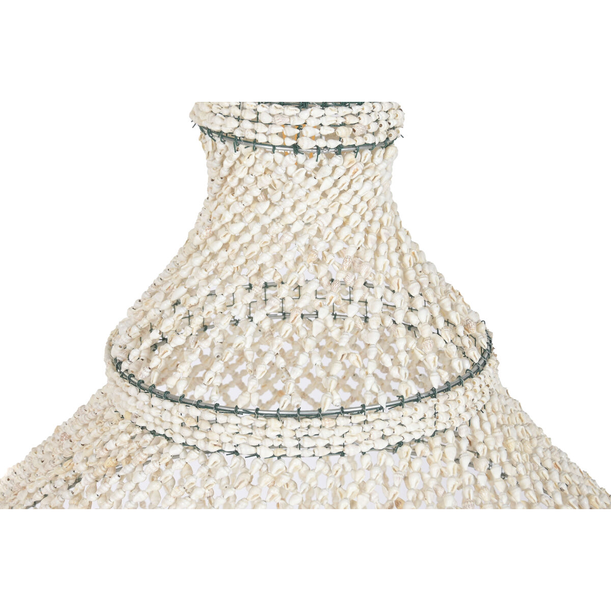 Ceiling Light Home ESPRIT White Shells 50 W 52 X 52 X 140 CM