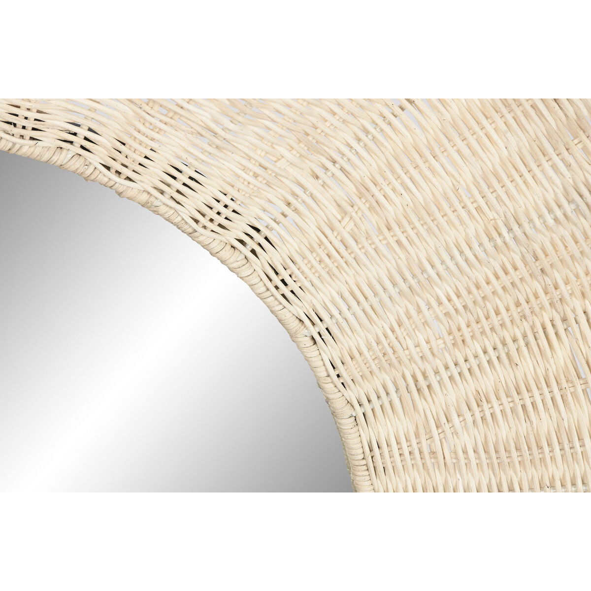 Wall mirror Home ESPRIT Natural Boho 91 x 6 x 91 cm