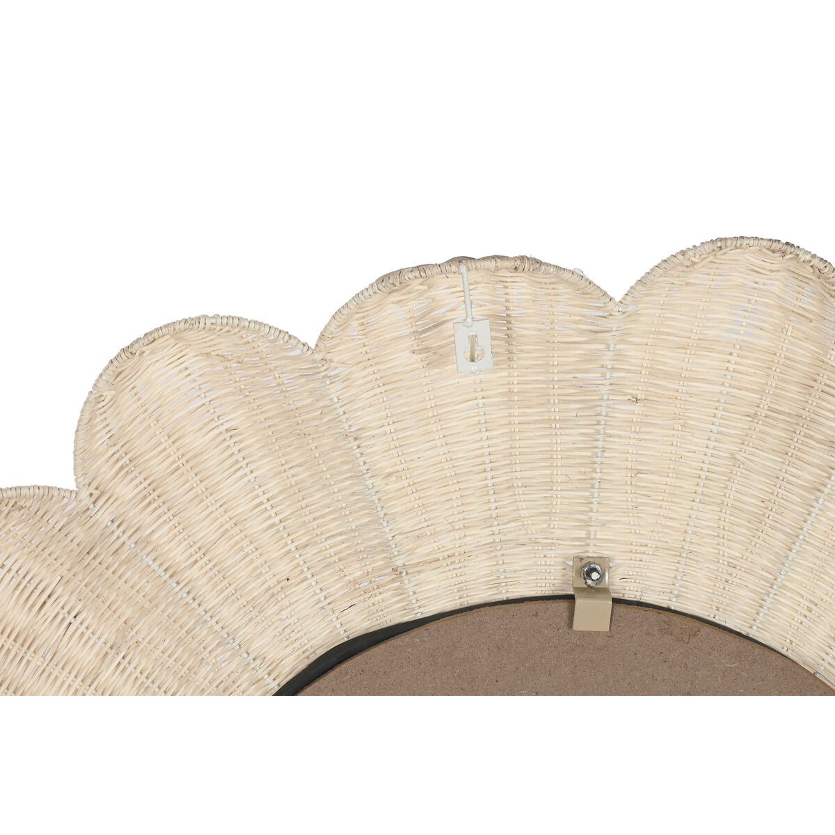 Wall mirror Home ESPRIT Natural Boho 91 x 6 x 91 cm