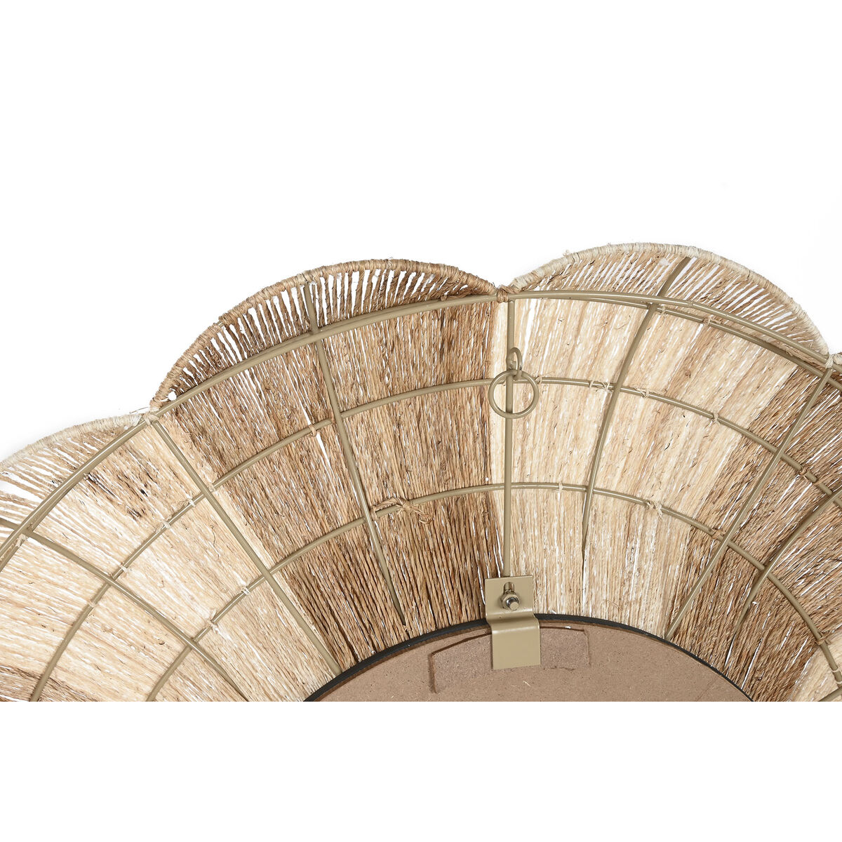 Wall mirror Home ESPRIT Brown Natural Boho 87 X 8 X 87 CM