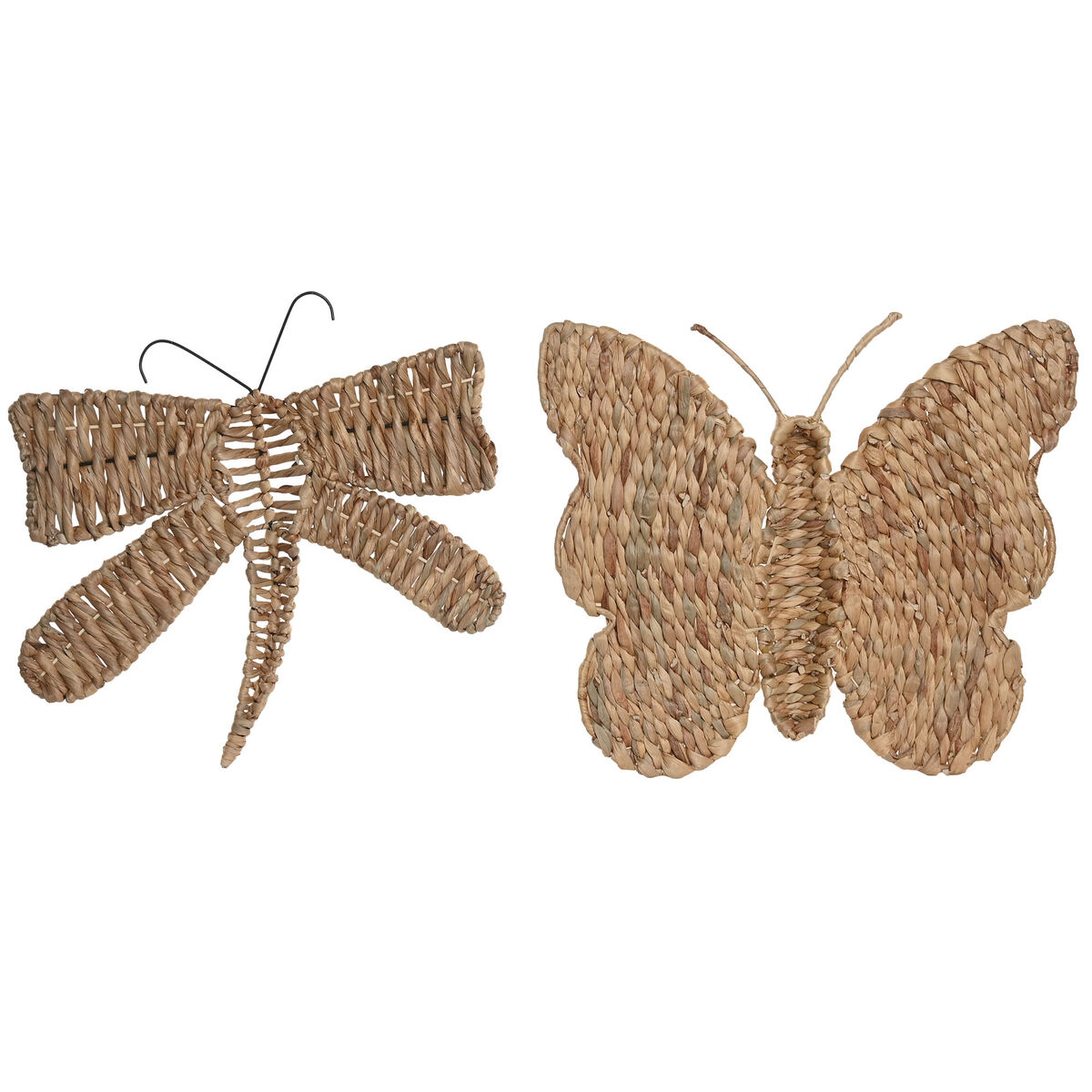 Wall Decoration Home ESPRIT Natural Shabby Chic 44 X 4 X 46 CM (2 Units)