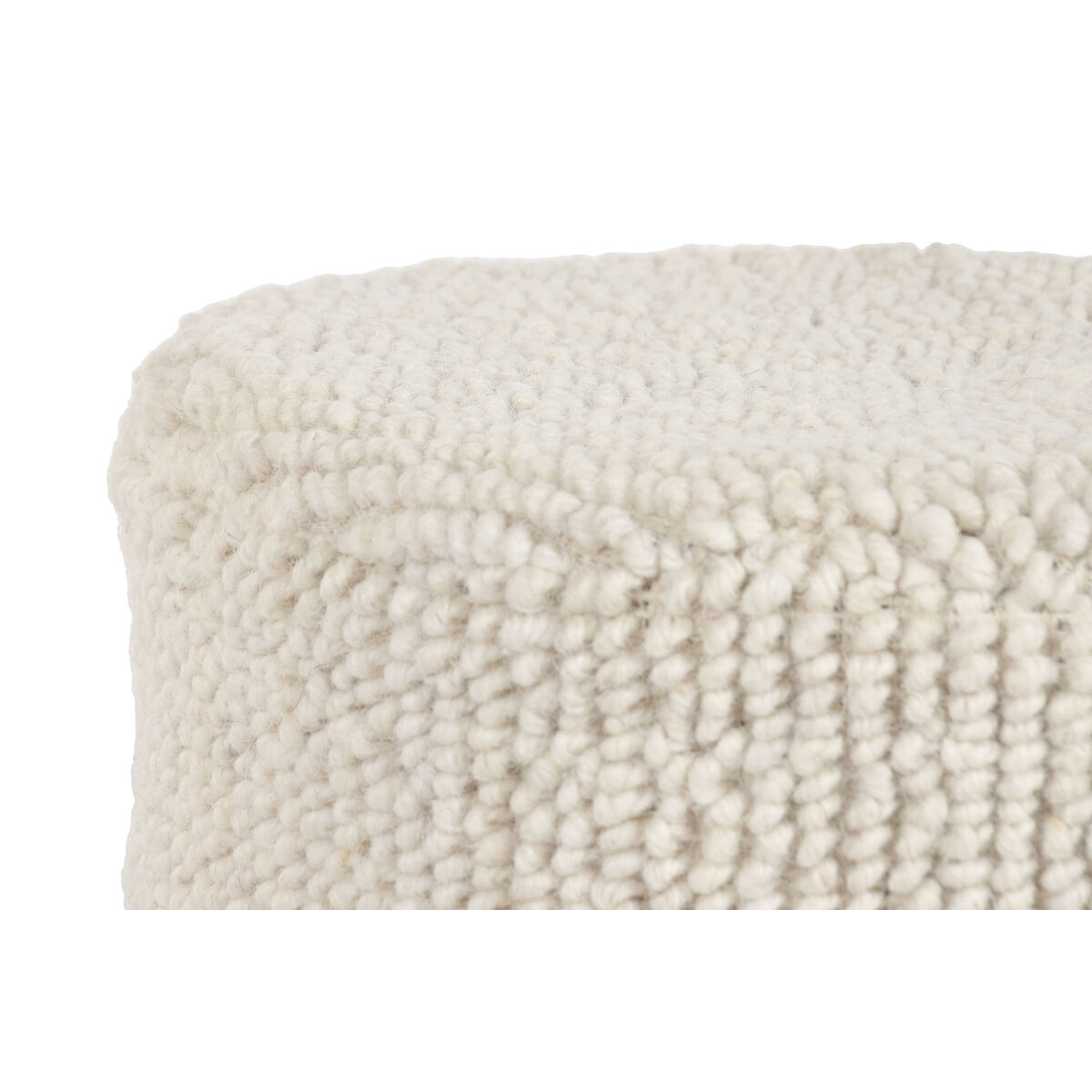 Footrest Home ESPRIT Beige Boho 40 x 40 x 40 cm