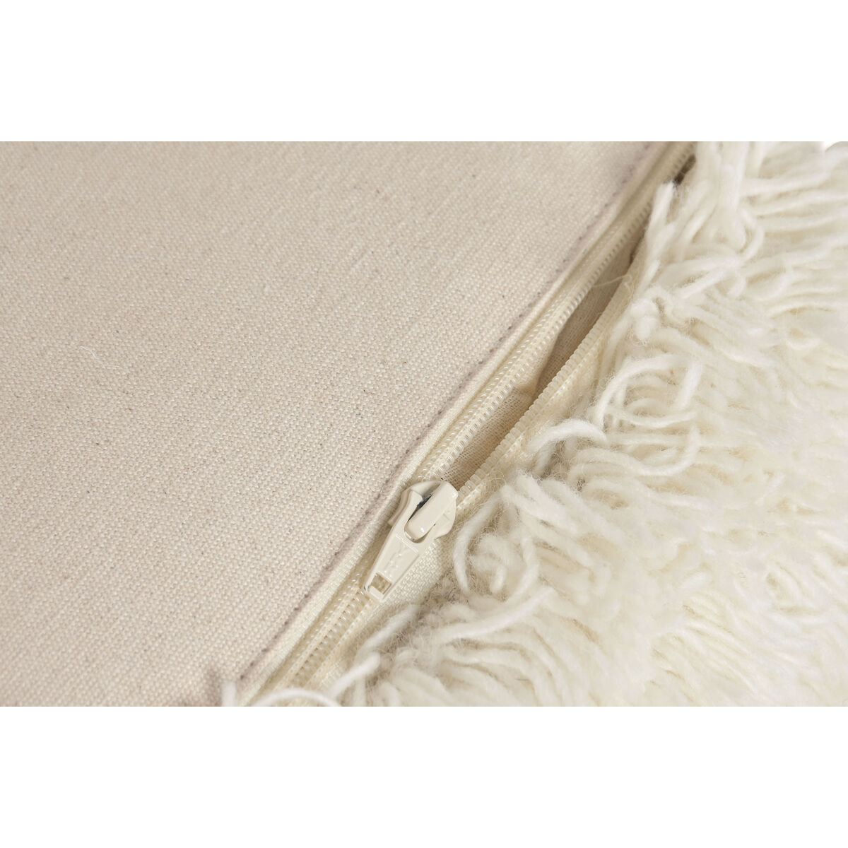 Footrest Home ESPRIT Beige Boho 45 x 45 x 45 cm