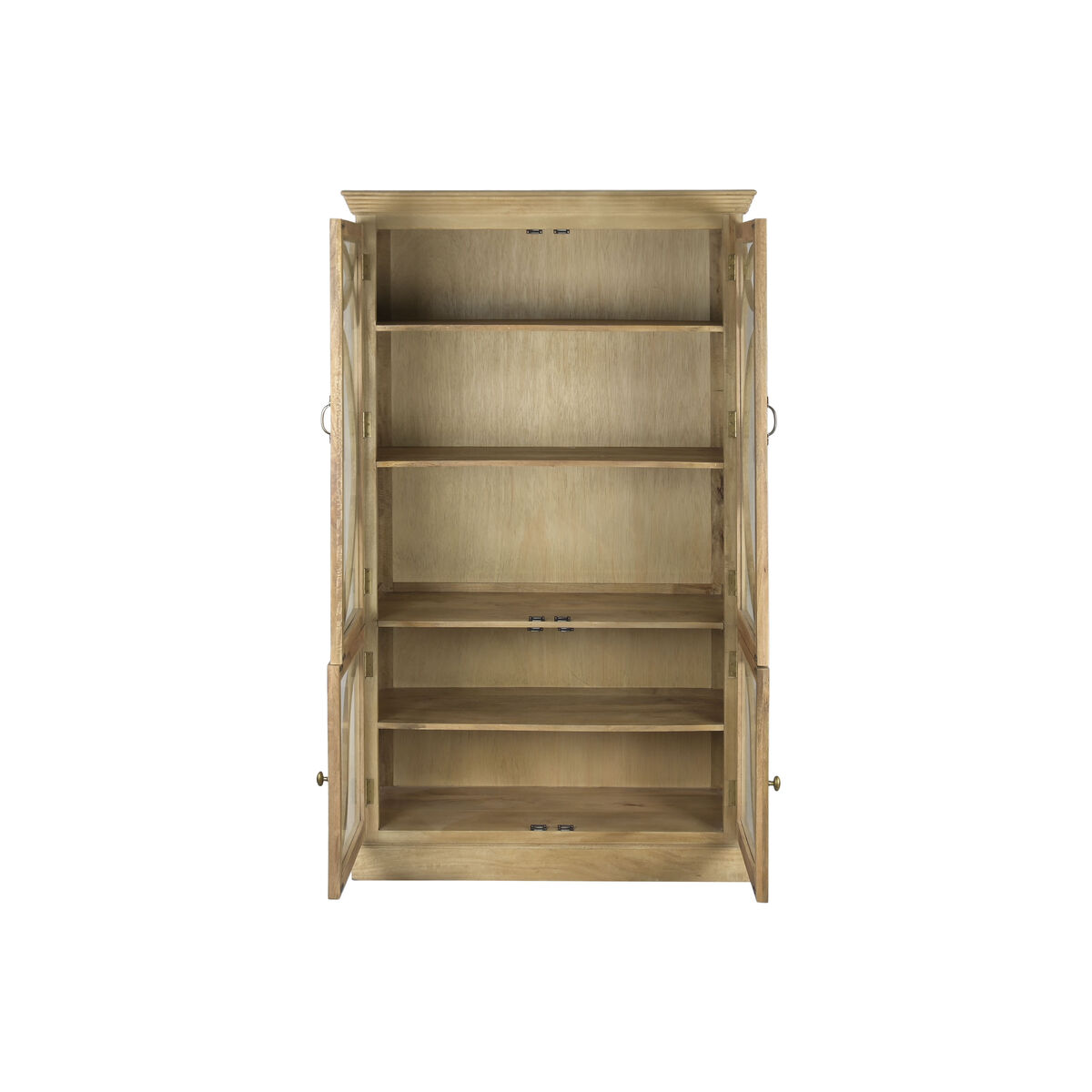 Display Stand Home ESPRIT Natural Wood Mango wood 120 x 50 x 205 cm