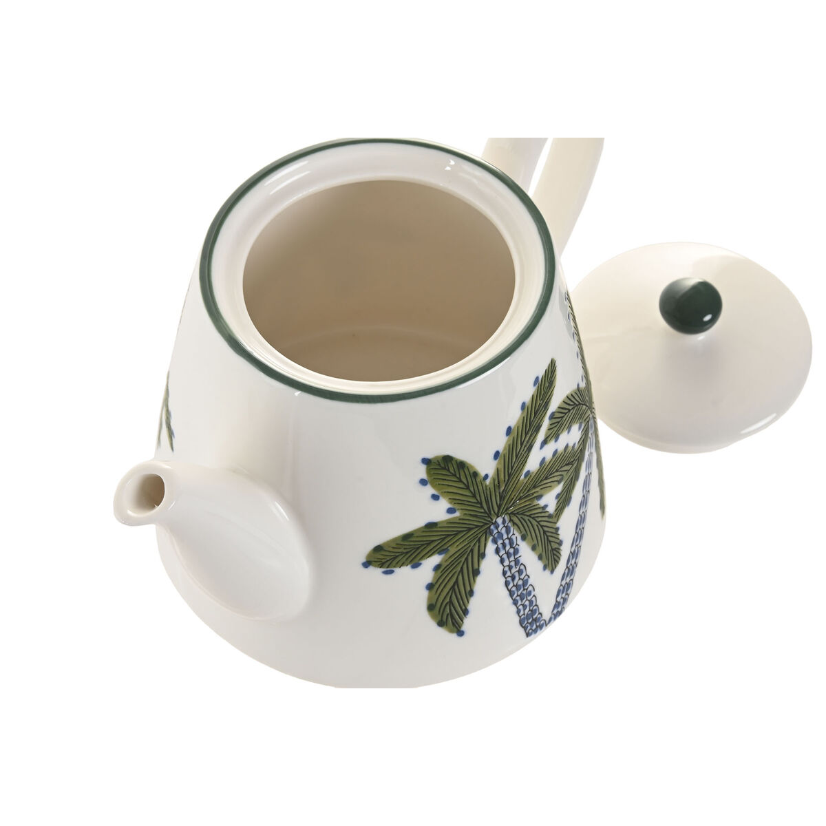 Teapot Home ESPRIT Blue Green Porcelain 850 ml