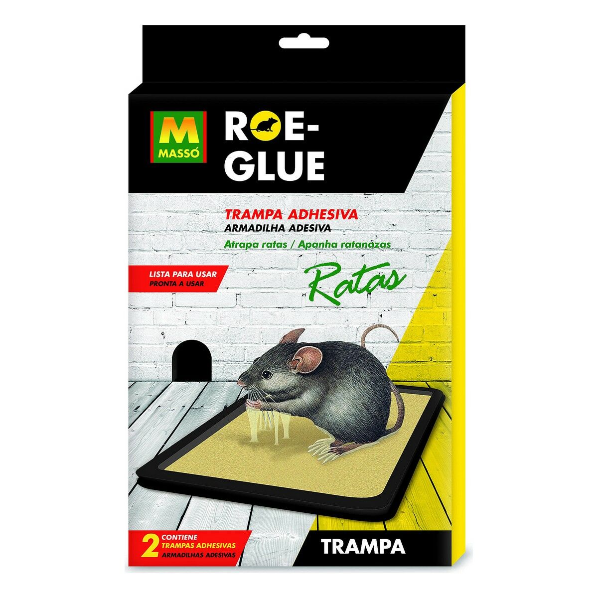 Rat trap MassÃ³ Roe-glue Sticky trap box