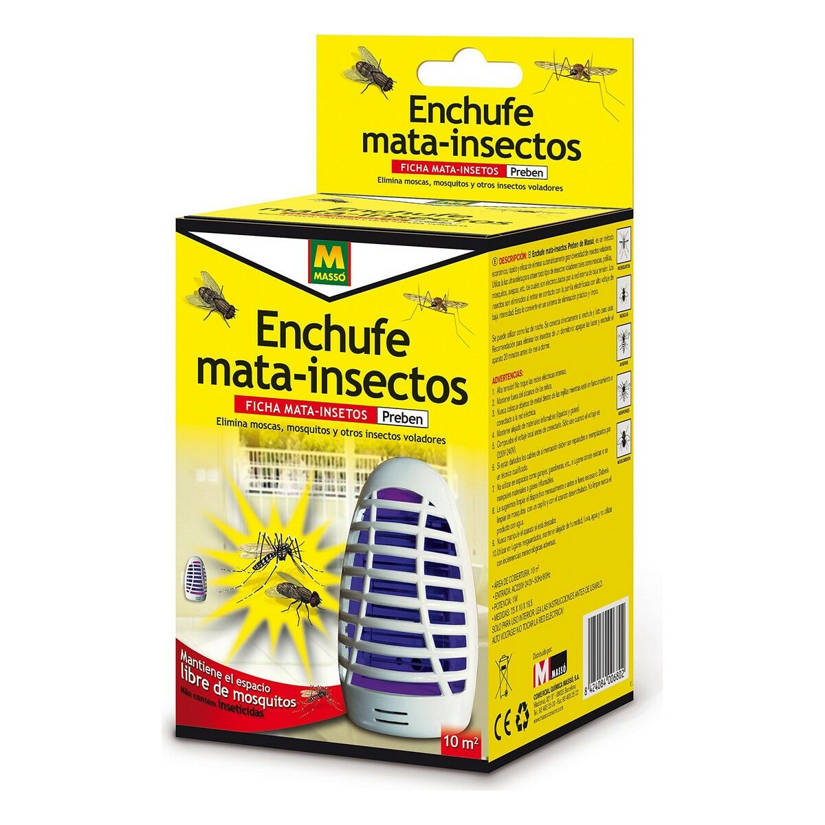 Electric insect killer Massó Flying insects Plug Electric insect killer Massó Flying insects Plug