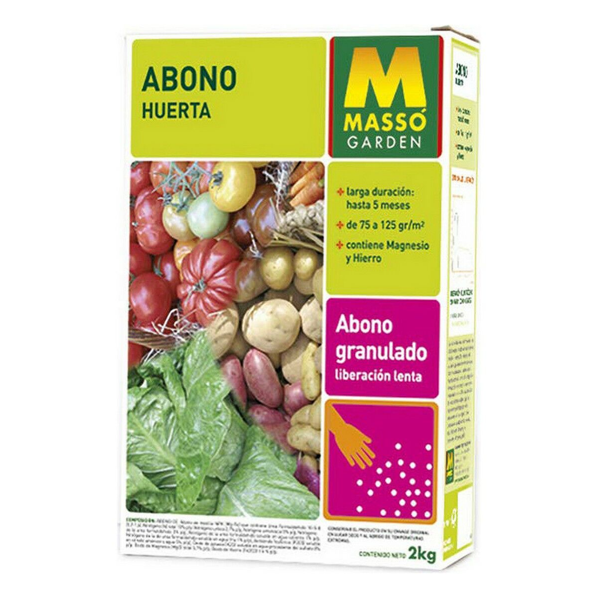 Non-organic fertiliser Massó Vegetables 2 Kg 2 L Non-organic fertiliser Massó Vegetables 2 Kg 2 L