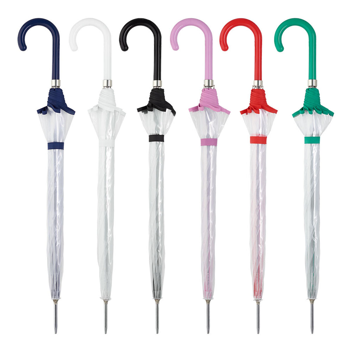 Automatic umbrella C-Collection 429 Transparent Ø 93 cm Length Automatic umbrella C-Collection 429 Transparent Ø 93 cm Length