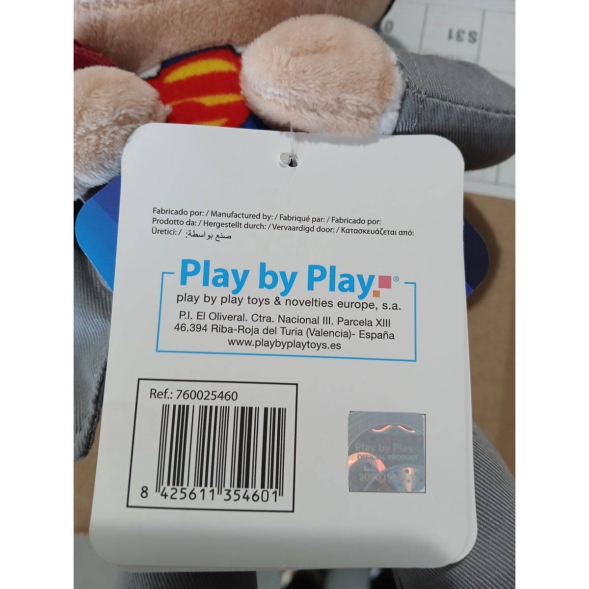 Fluffy toy Superman 32 cm