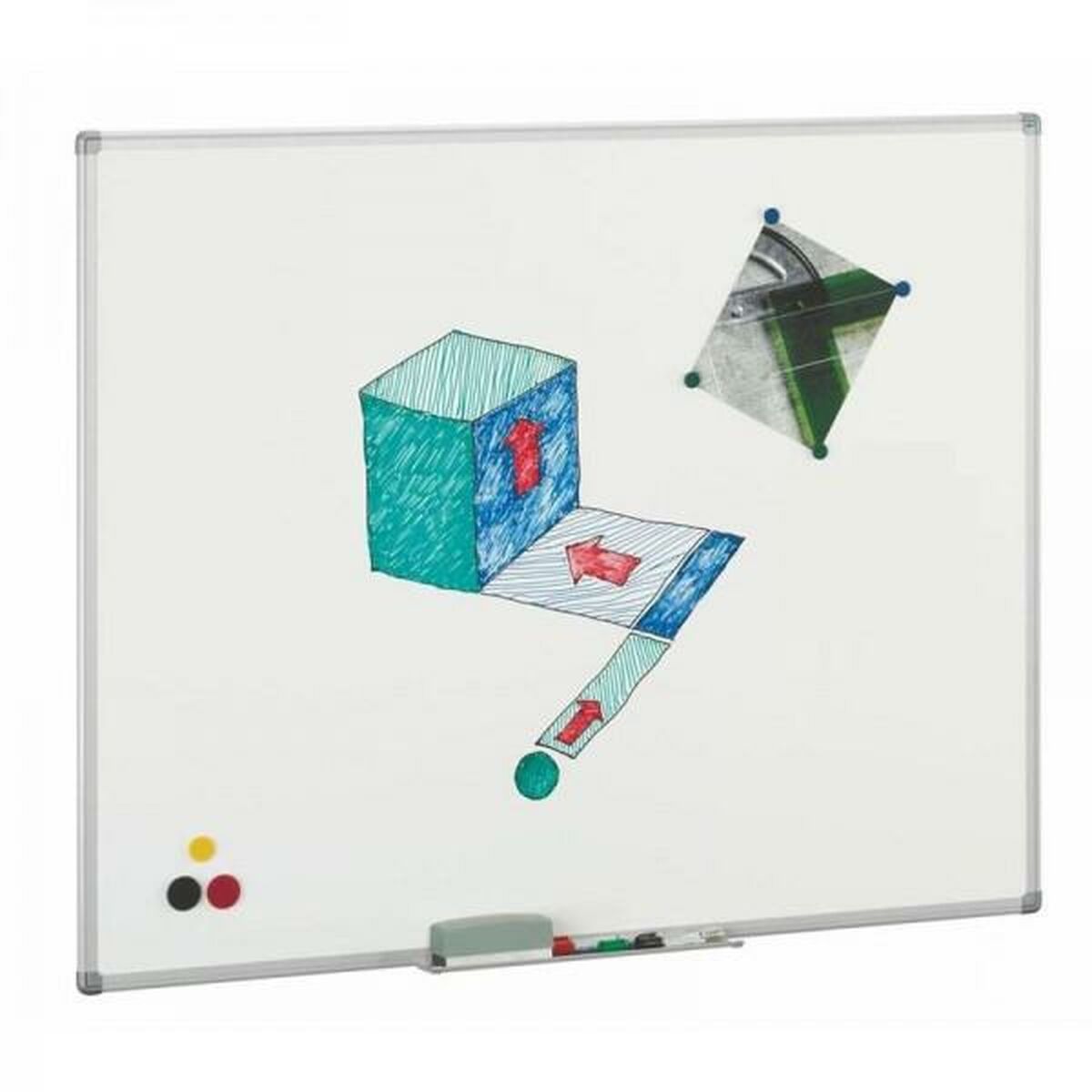 Whiteboard Faibo 122 x 200 cm Magnetic Whiteboard Faibo 122 x 200 cm Magnetic