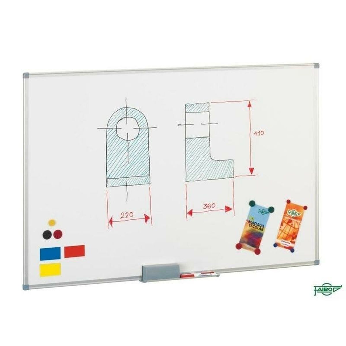 Whiteboard Faibo 90 x 120 cm Whiteboard Faibo 90 x 120 cm