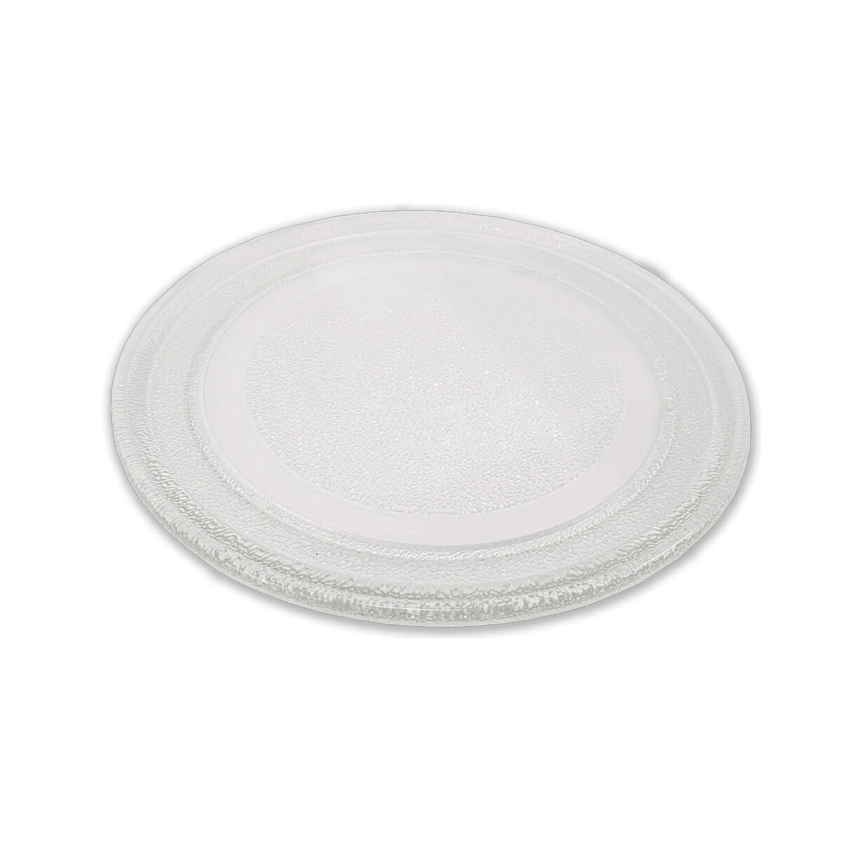 Microwave plate EDM 00103 07407 07408 07409 Transparent Crystal  24,5 cm Replacement